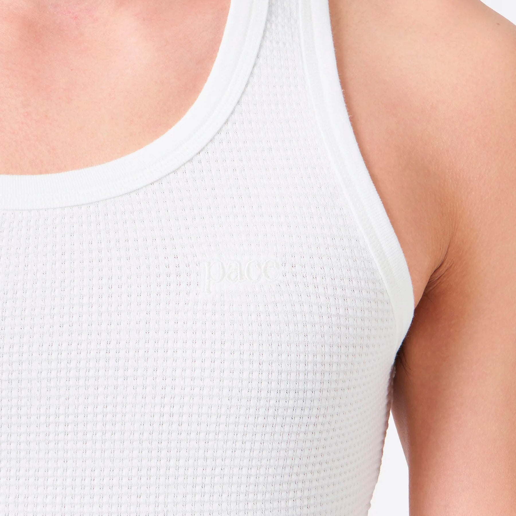 Regata “Tank Top Waffle” Branca