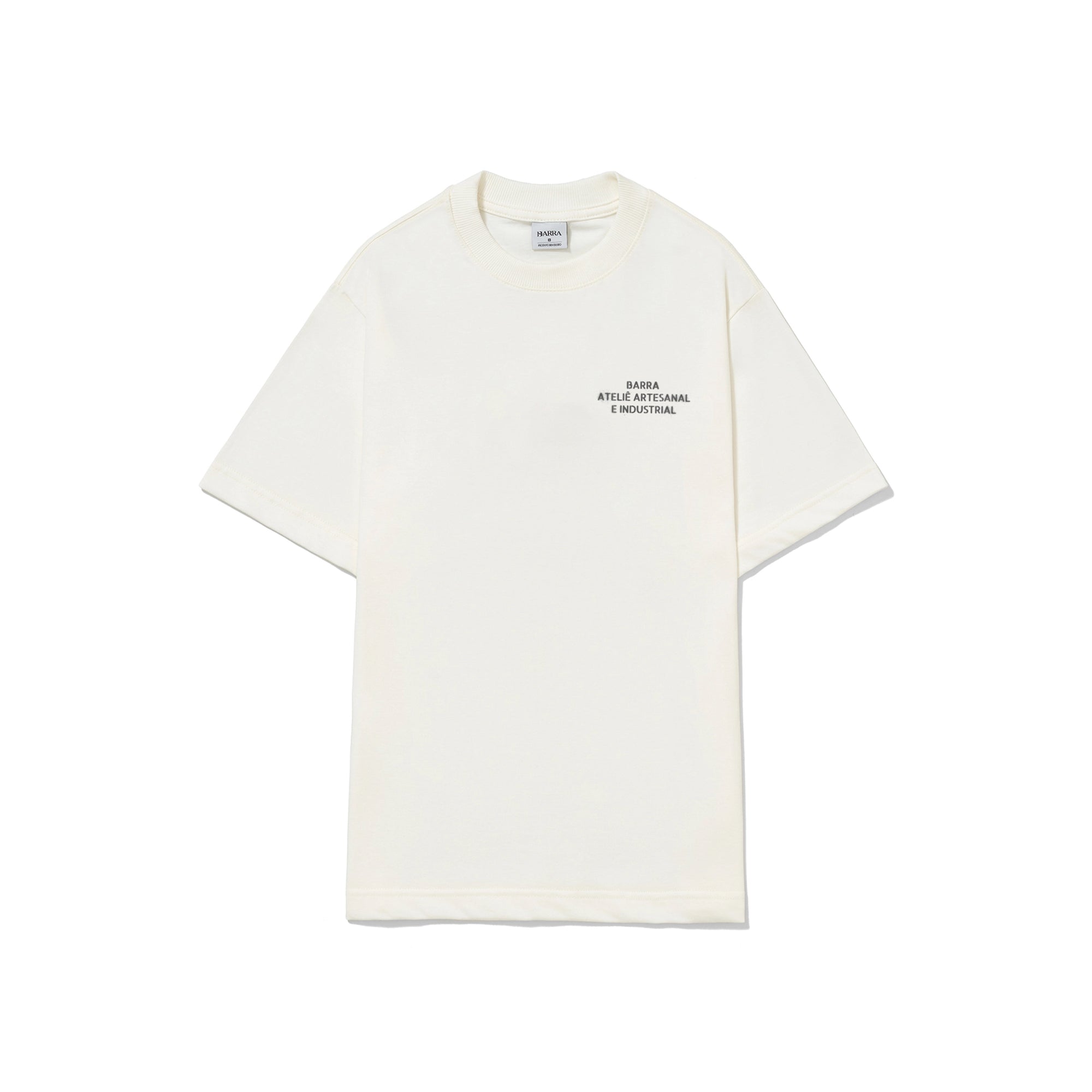 Camiseta "Ateliê Stencil" Branca