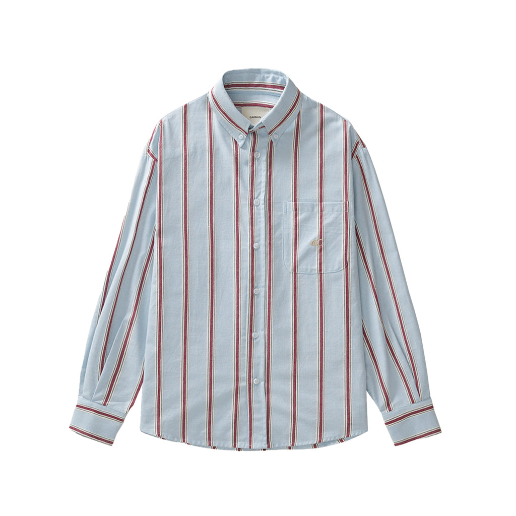 Camisa Listrada “Burgundy”