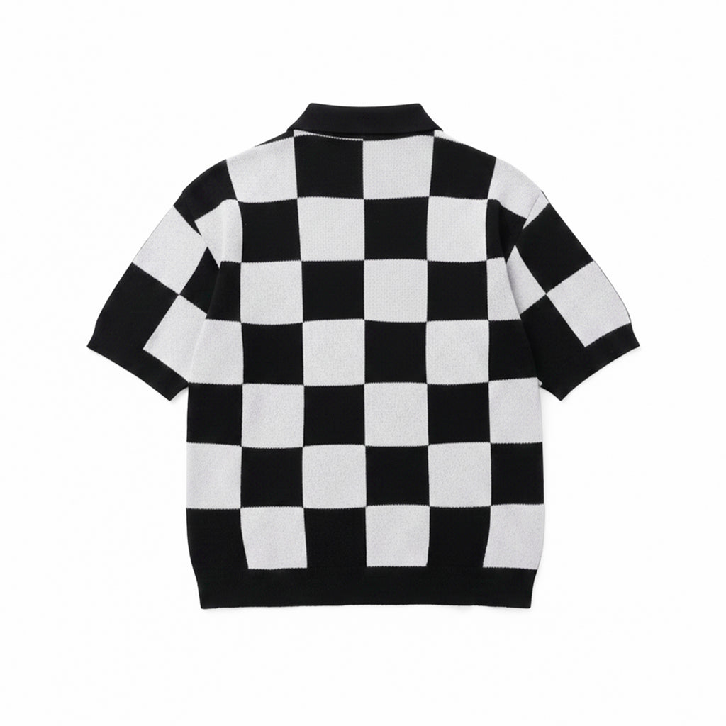 Camisa Polo "Knitwear" Preta