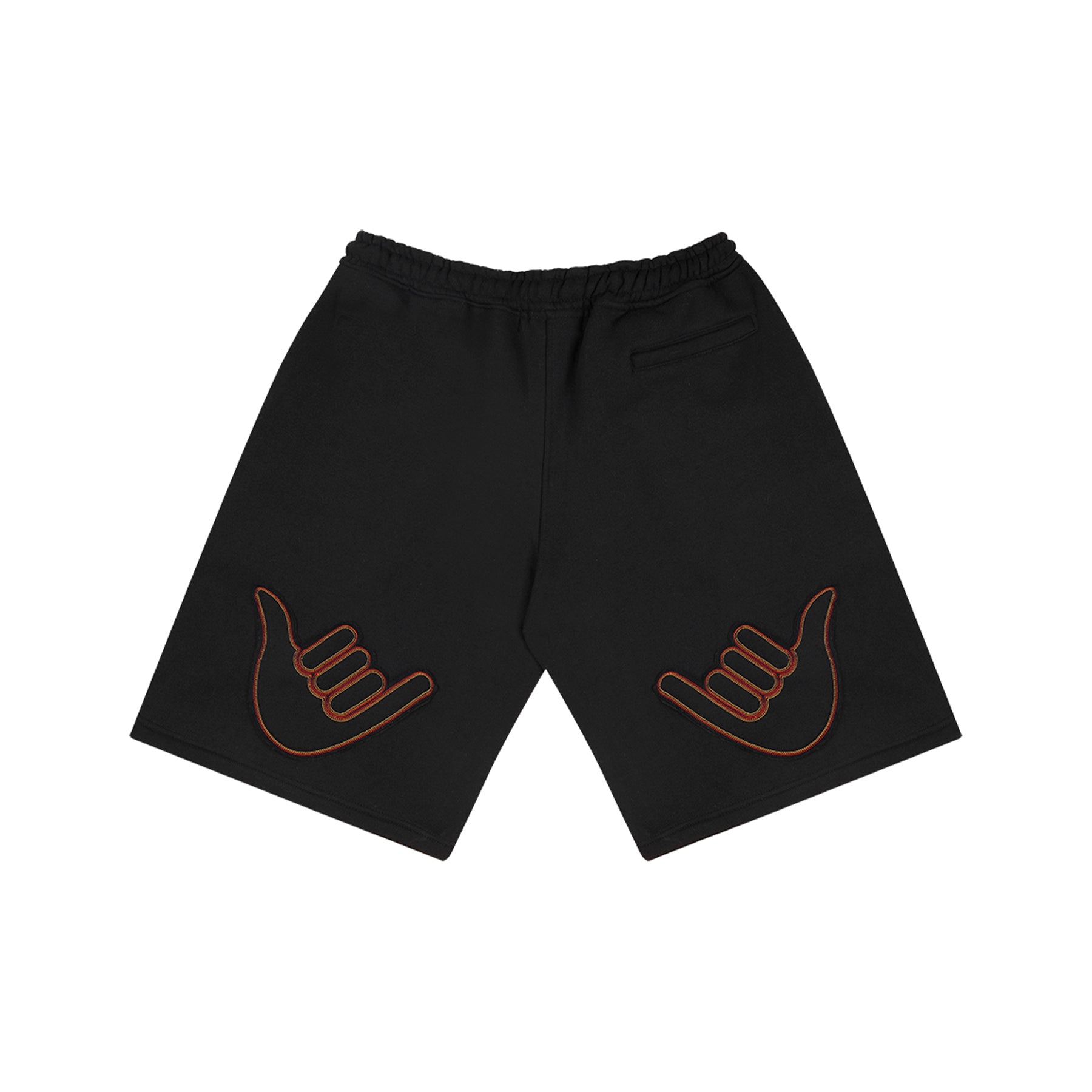 Bermuda de Moletom "Curvas de Campo" Preta