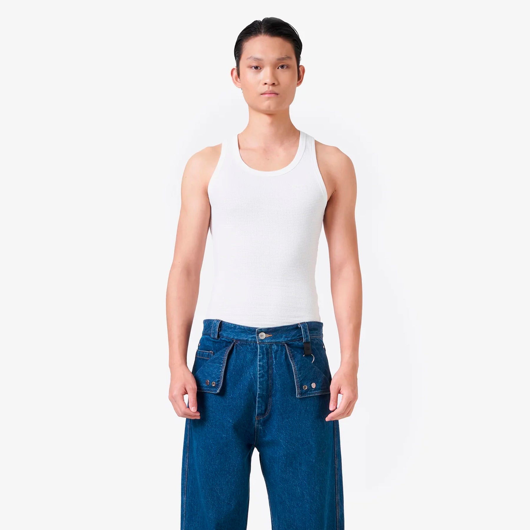 Regata “Tank Top Waffle” Branca