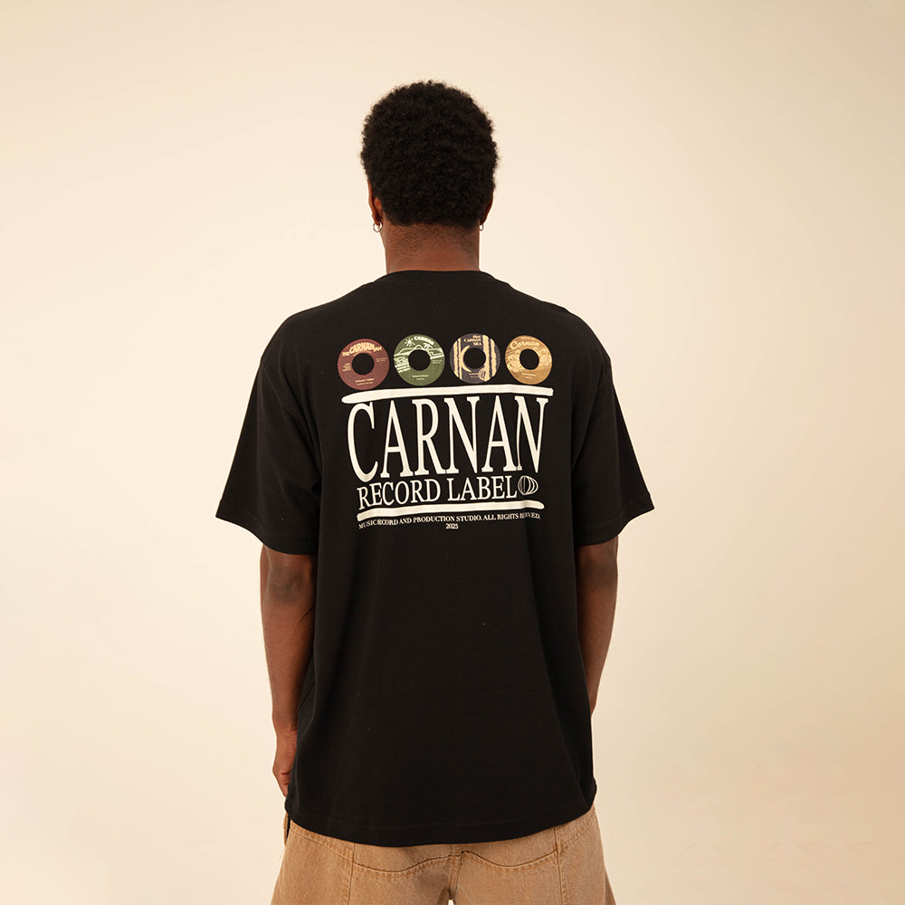 Camiseta “Records” Preta - Carnan