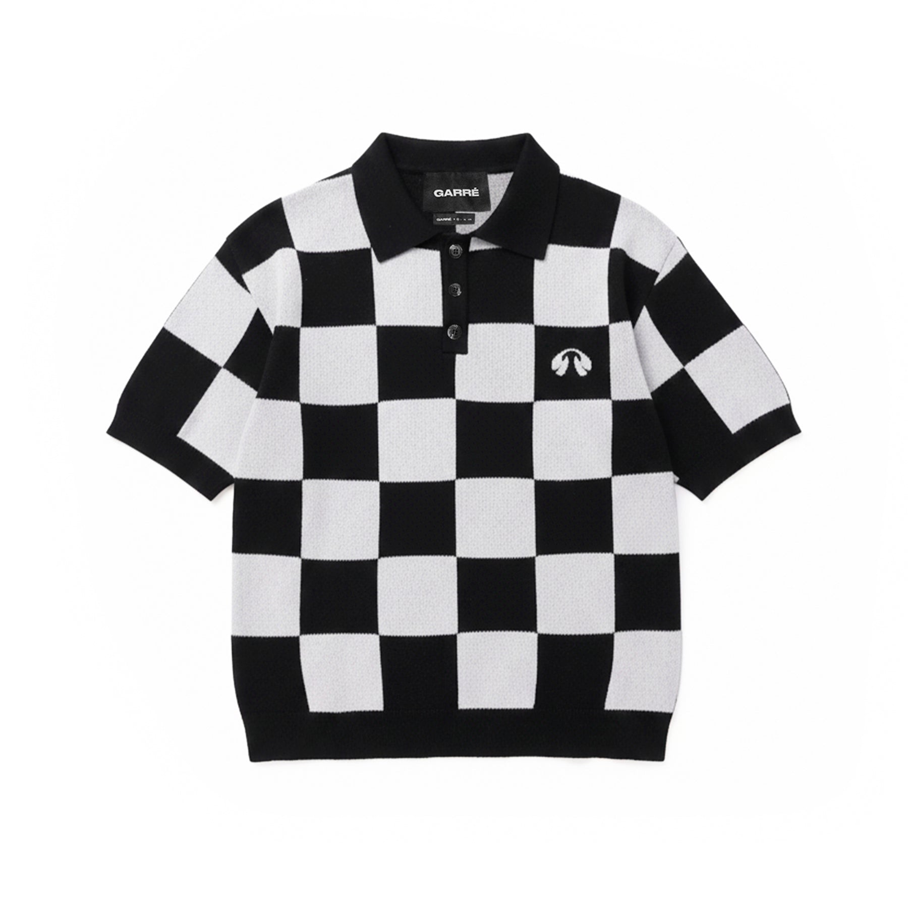 Camisa Polo "Knitwear" Preta