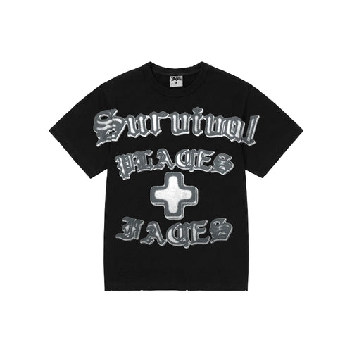 Camiseta "Airbrush" Preta