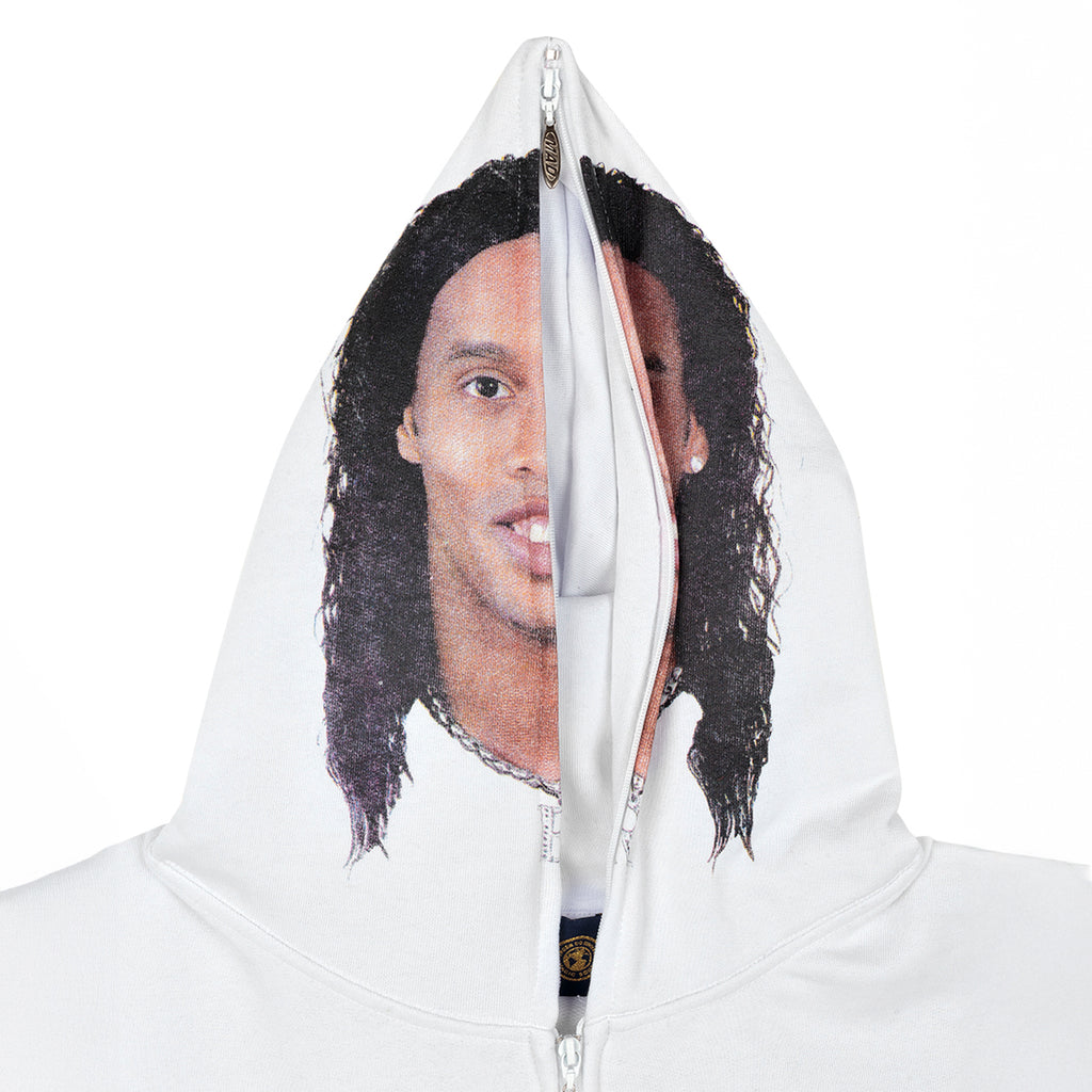 Casaco Moletom "Full Zip Sósia" Branco