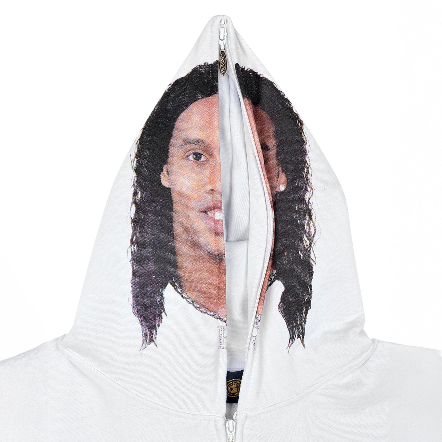 Casaco Moletom "Full Zip Sósia" Branco