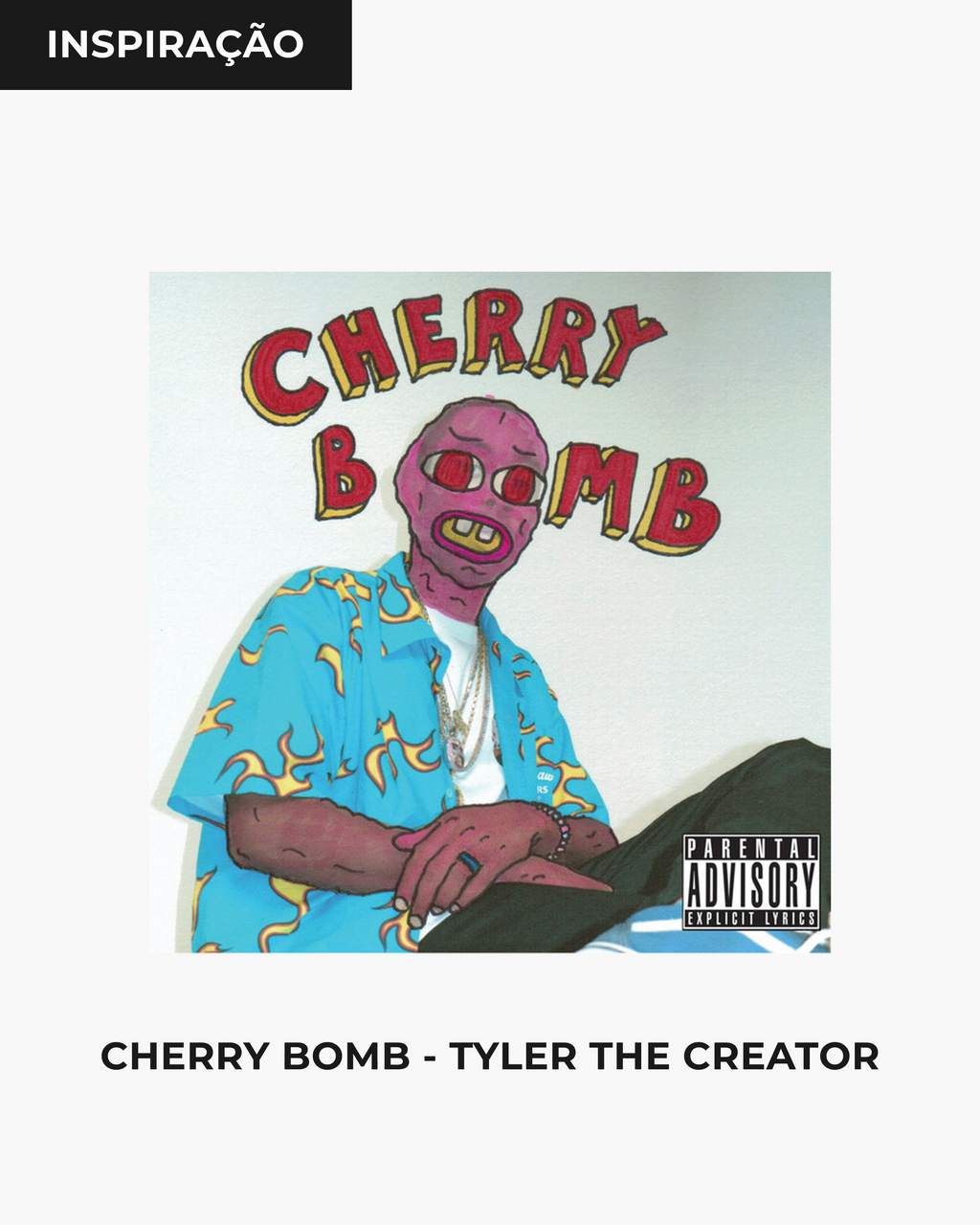 Colar "Cherry Bomb" Prata