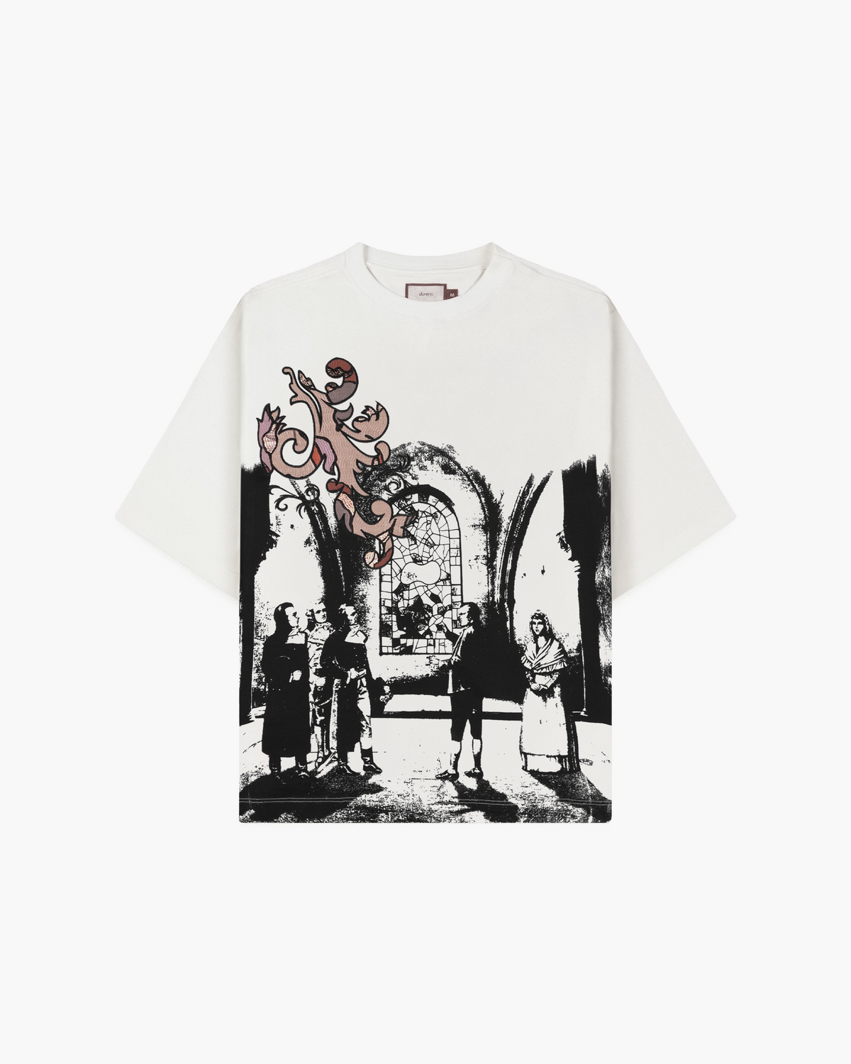 Camiseta "Diretoria JACQUARD.73" Branca