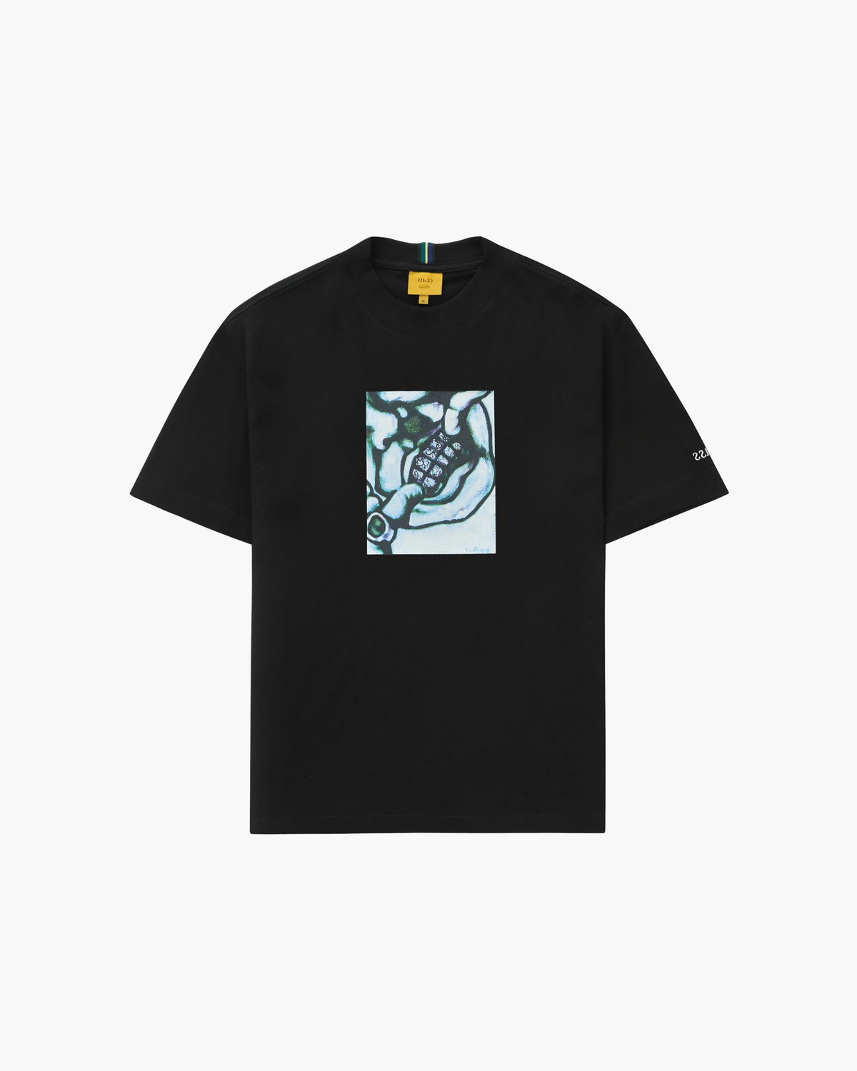 Camiseta "Forced Smile" Preta