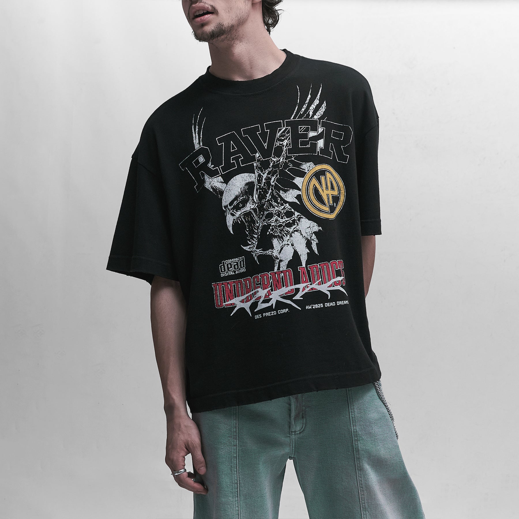 Camiseta "Dead Raver" Preta