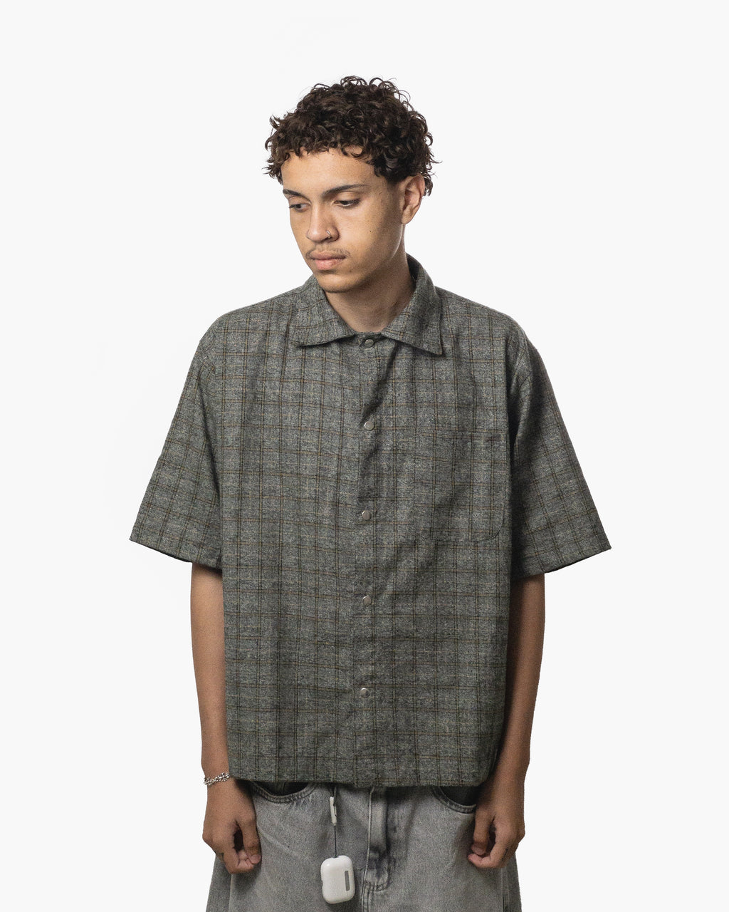 Camisa de Botão "Metal Force" Xadrez