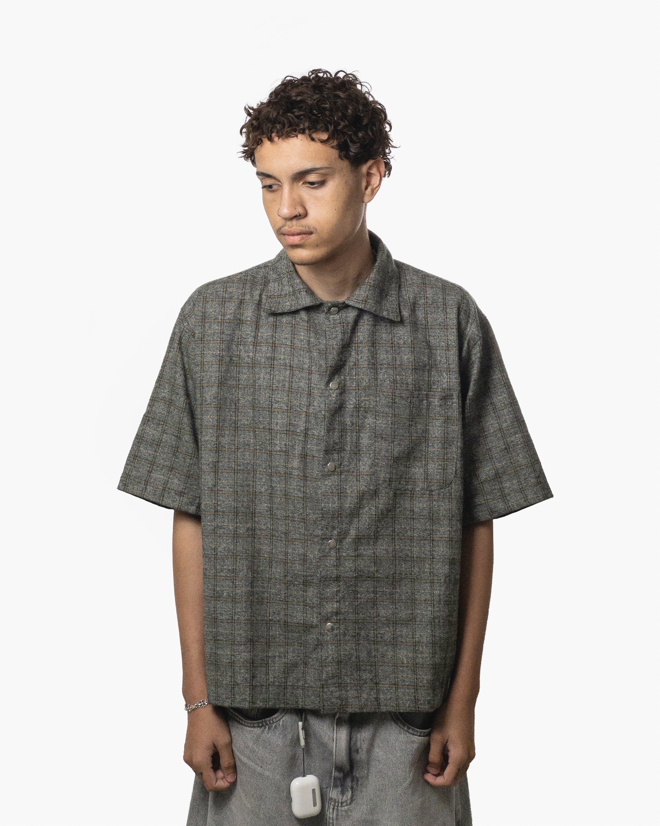 Camisa de Botão "Metal Force" Xadrez