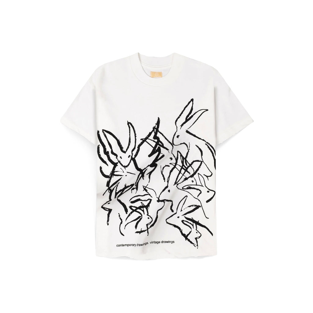 Camiseta "Vintage Drawings" Branco