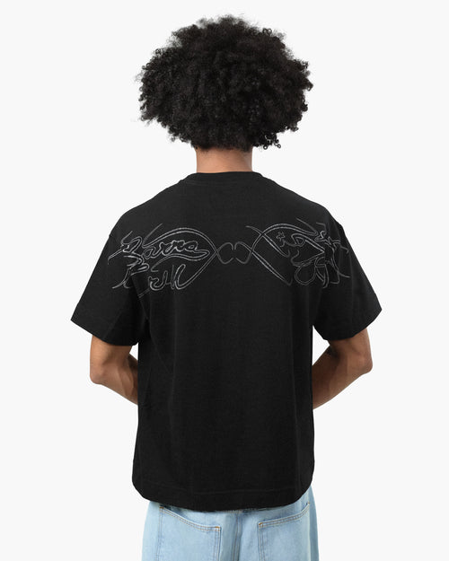 Camiseta "Assinatura" Preta