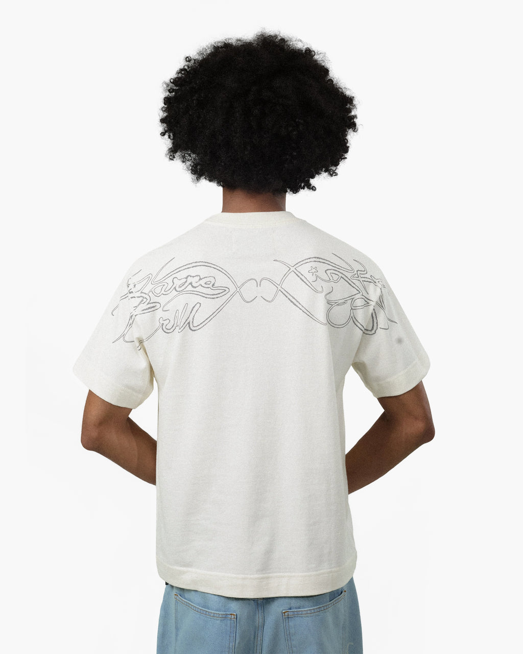 Camiseta "Assinatura" Branca