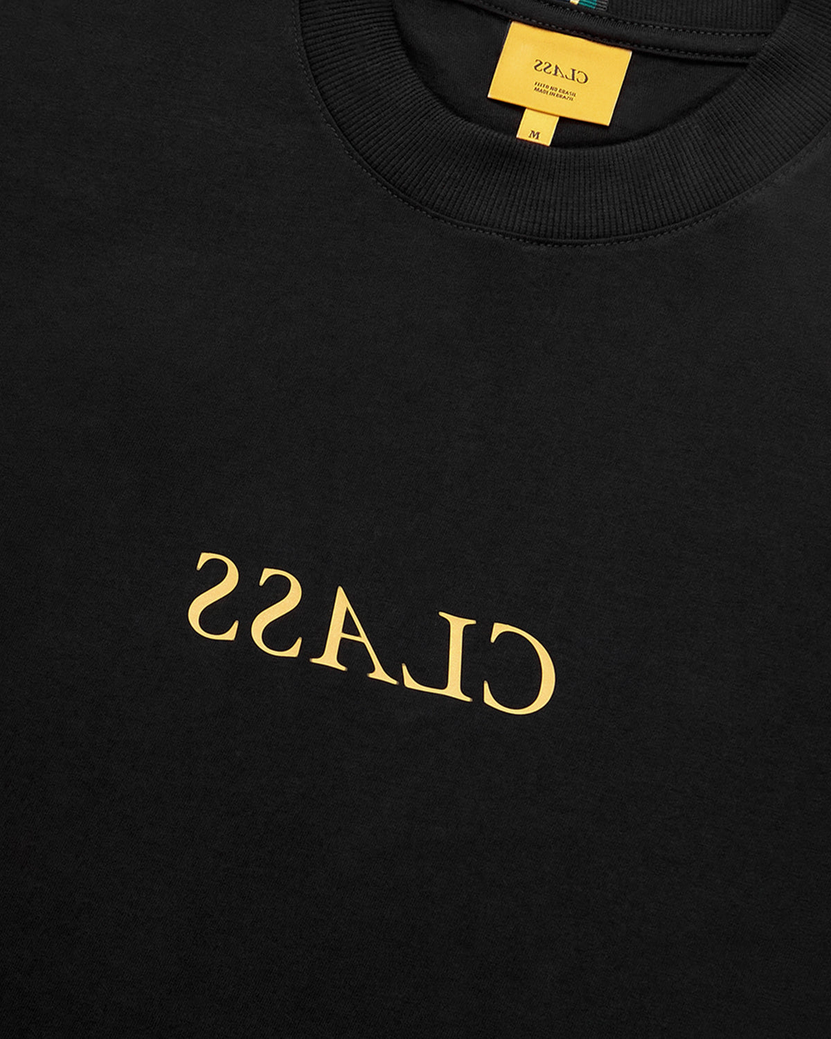 Camiseta "Inverso Gold" Preta