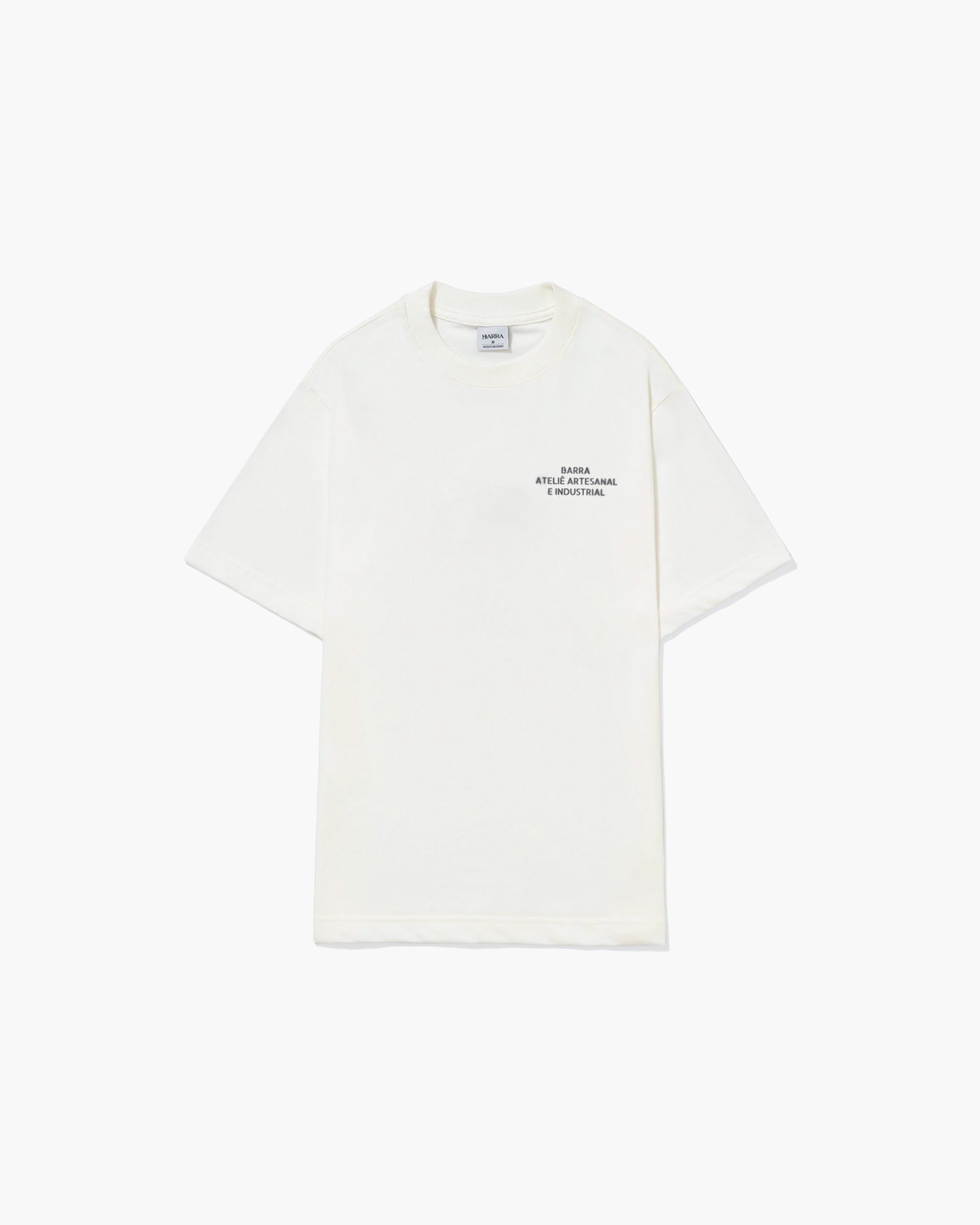 Camiseta "Ateliê Stencil" Branca