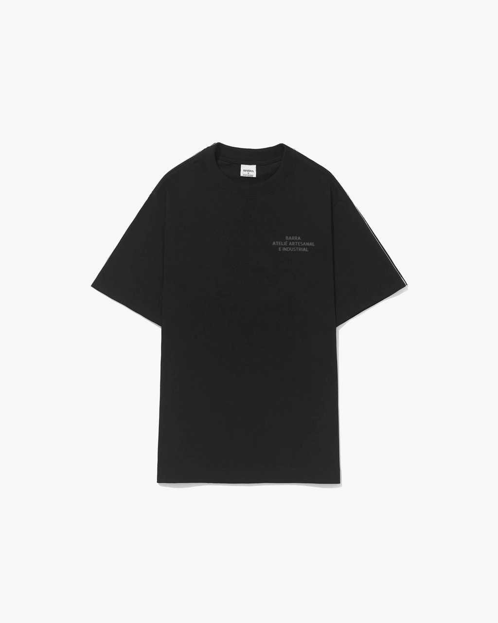 Camiseta "Ateliê Stencil" Preta