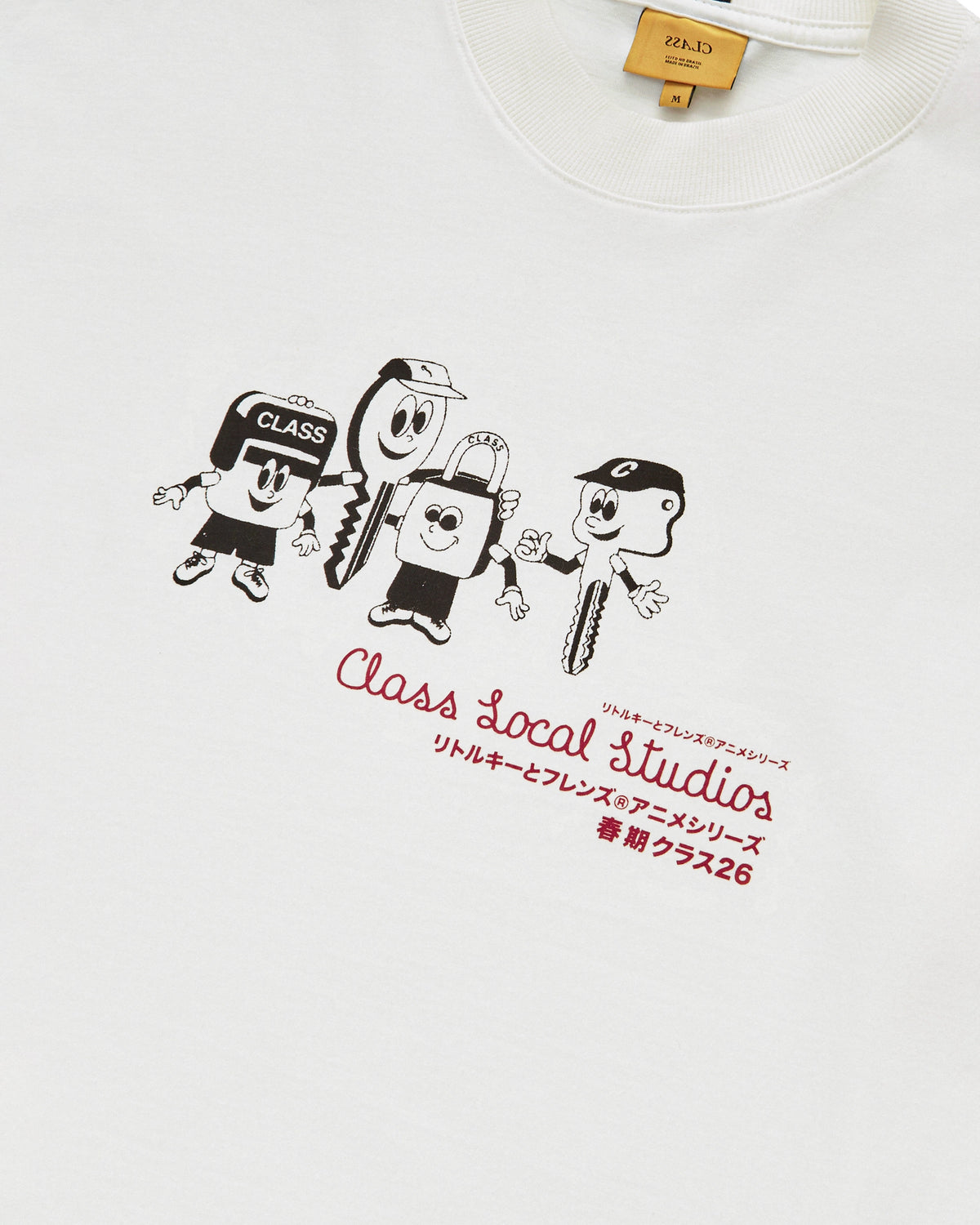 Camiseta "Key Family" Branca