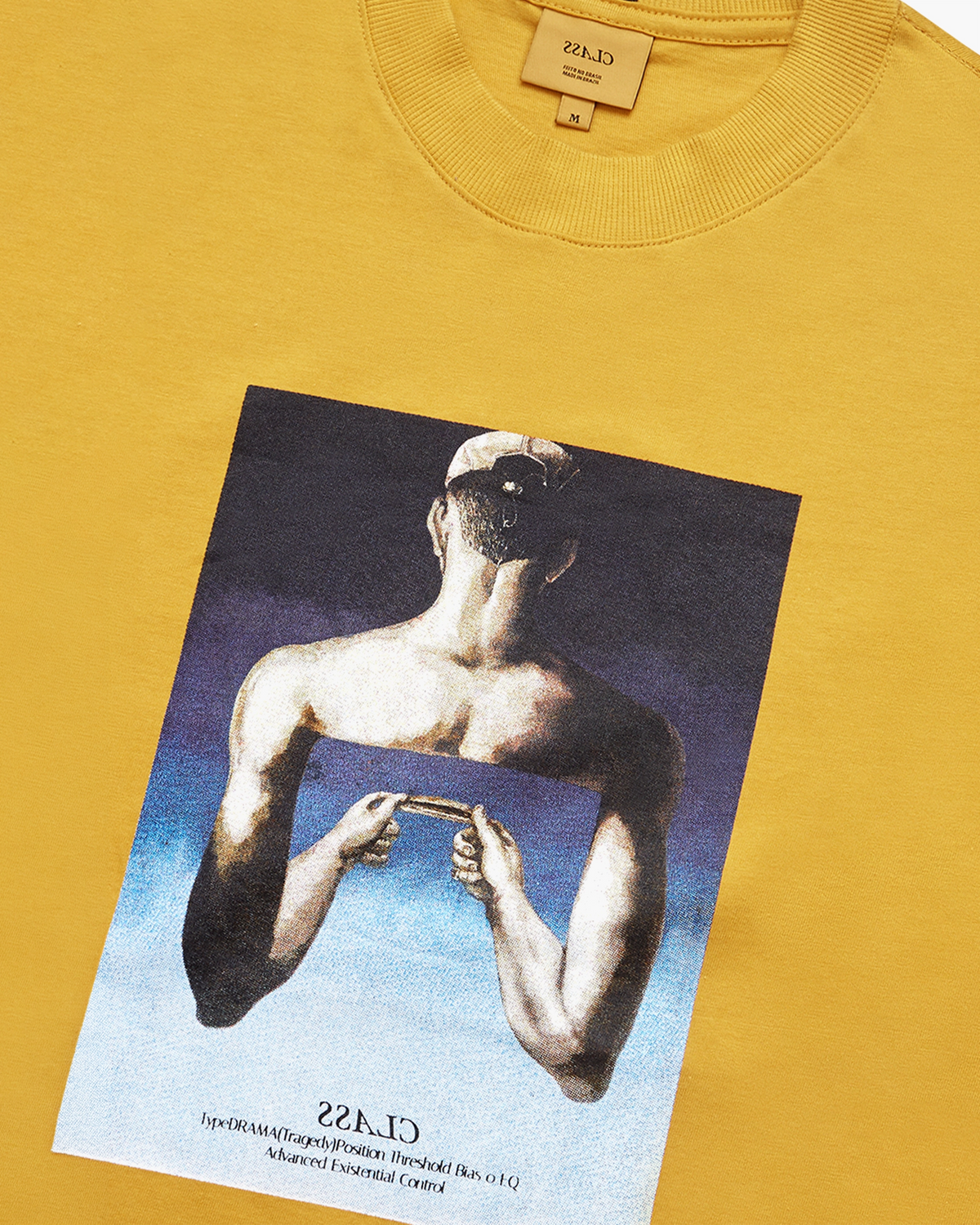 Camiseta "4th Dimension" Mostarda