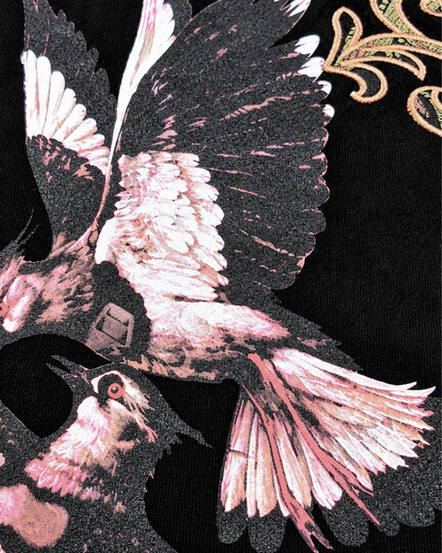 Camiseta "Sentinelas JACQUARD.29" Preta