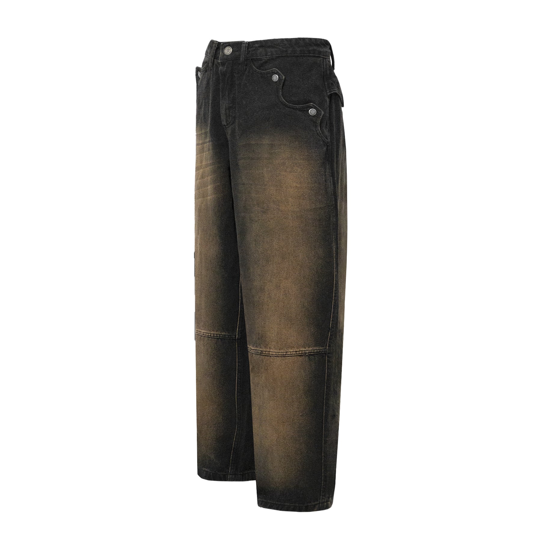 Calça Jeans “Coração” Marrom