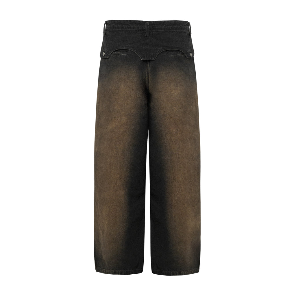 Calça Jeans “Coração” Marrom