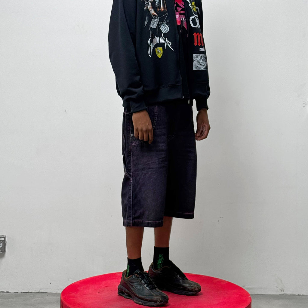 Bermuda Jeans “Curvas Tinturaria” - Drop Company