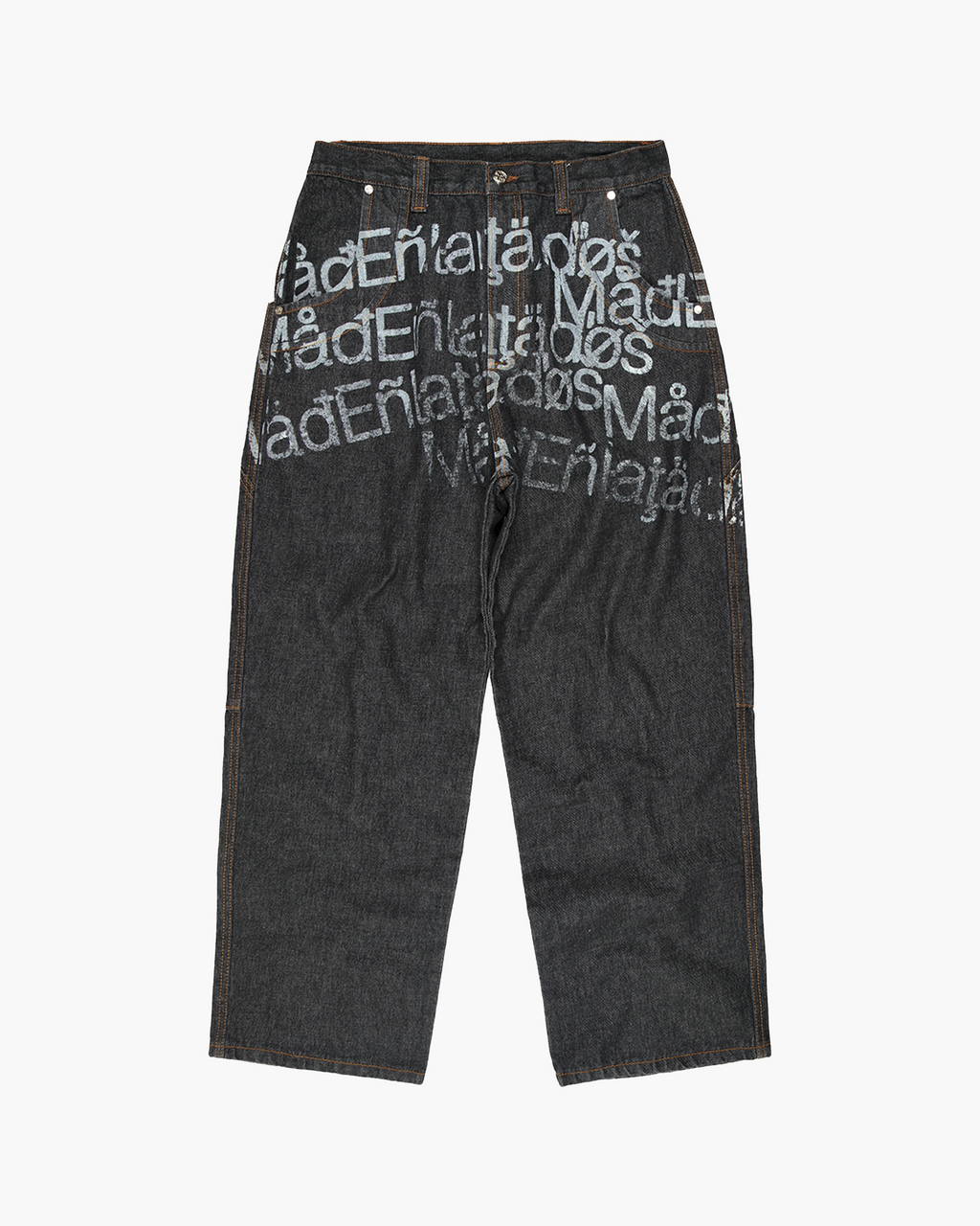 Calça Jeans "Caracteres" Preta