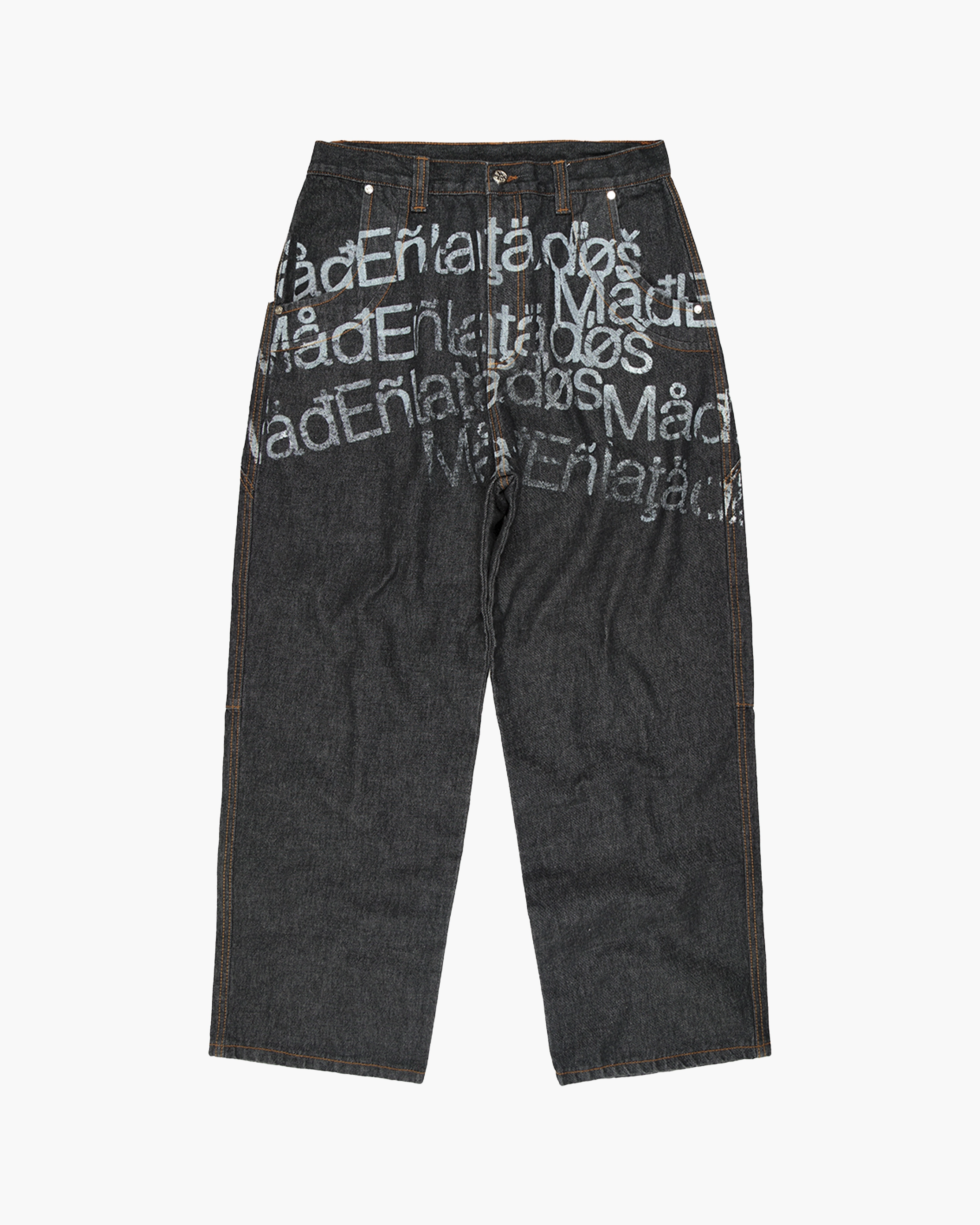 Calça Jeans "Caracteres" Preta