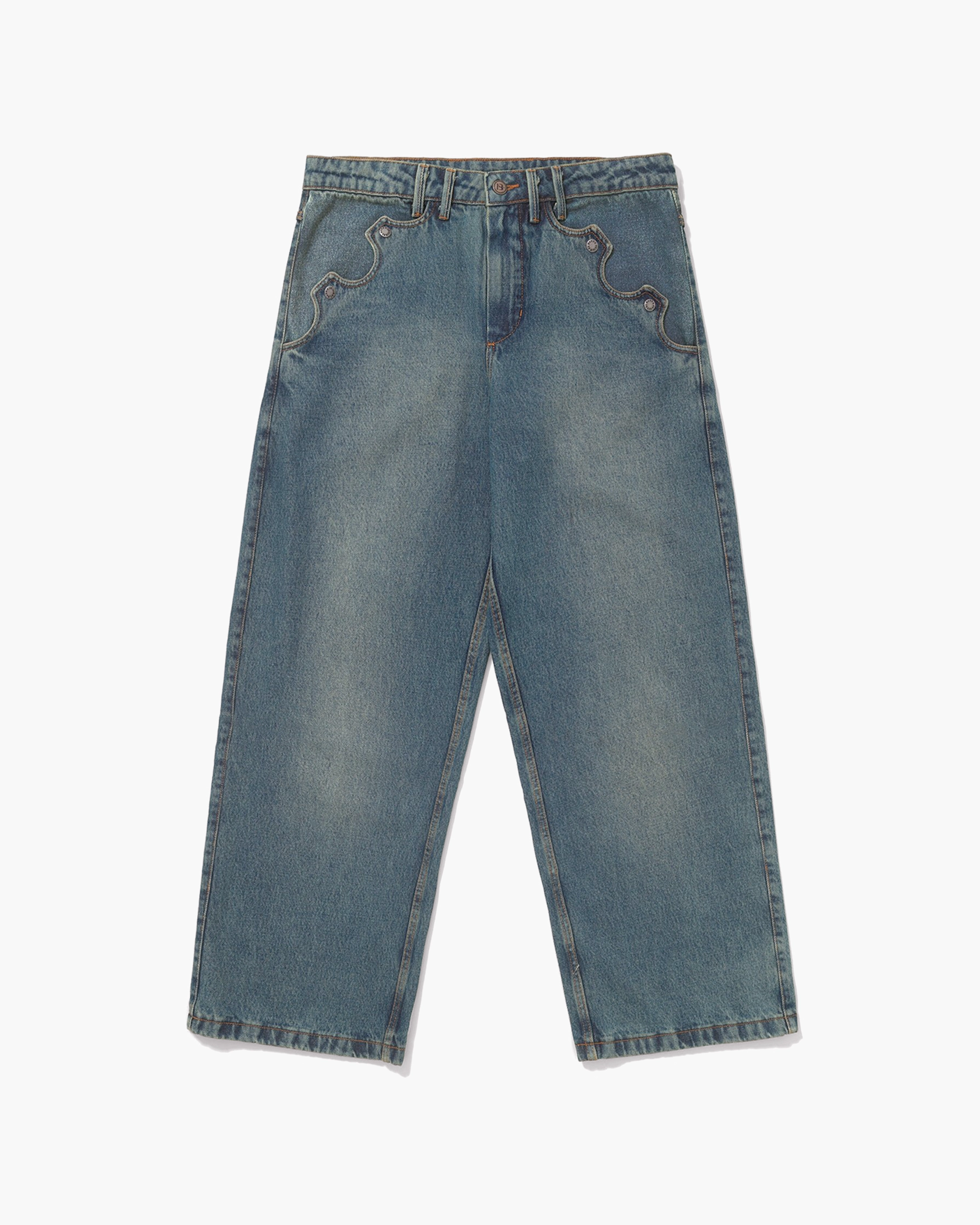 Calça Jeans "Reta" Azul
