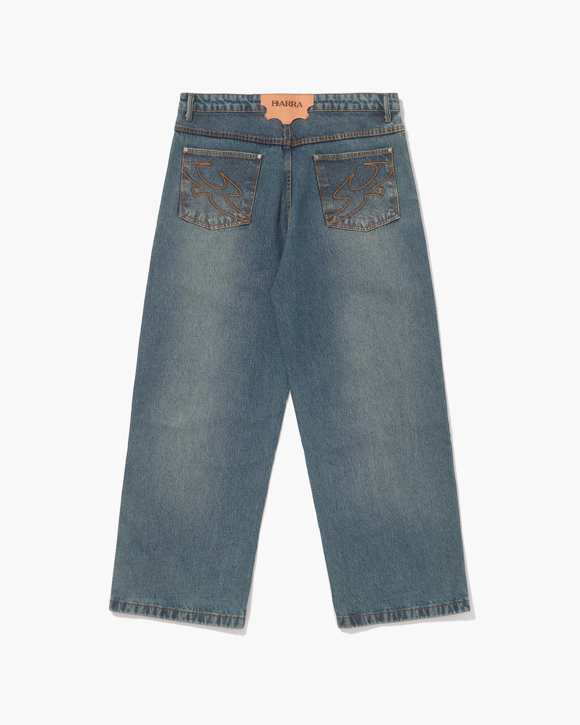 Calça Jeans "Reta" Azul