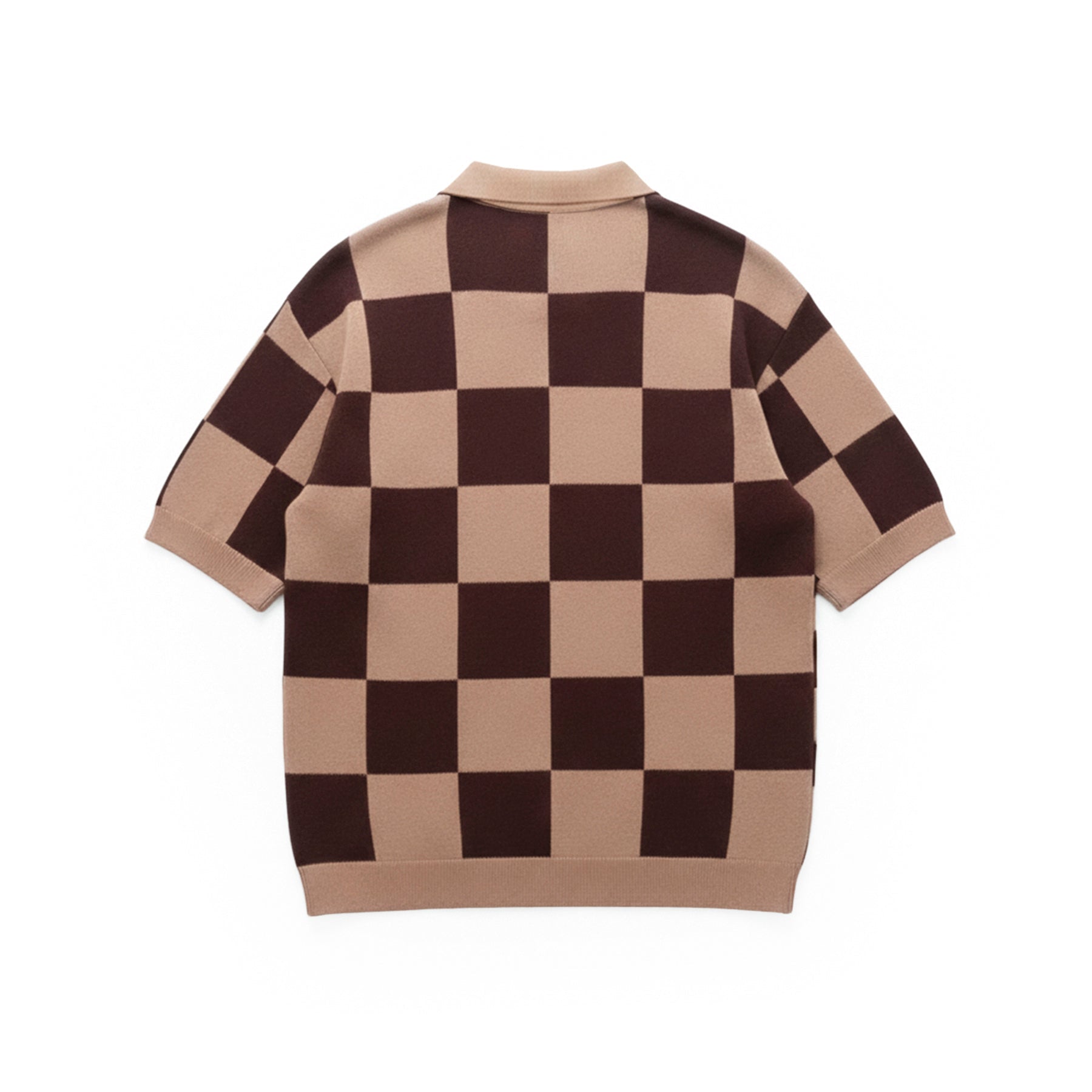 Camisa Polo "Knitwear" Marrom - Drop Company