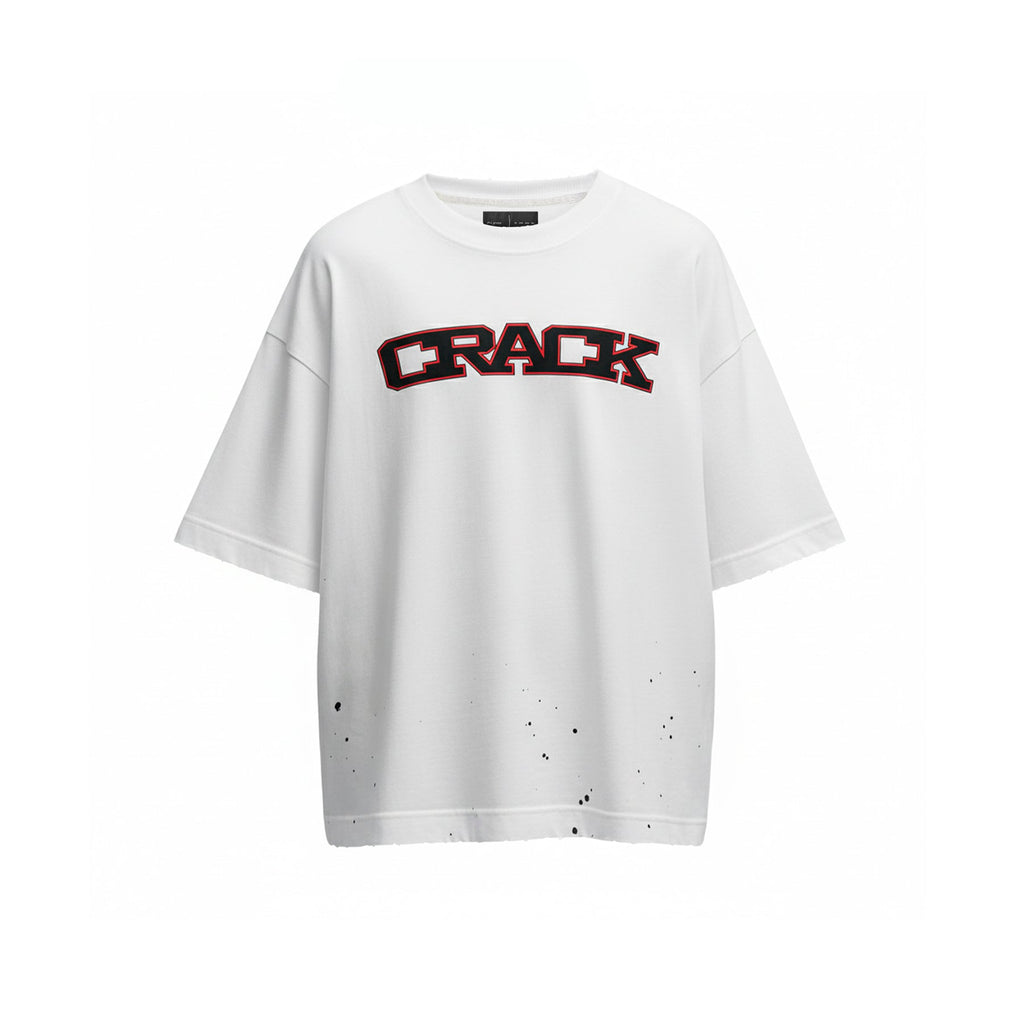 Camiseta "Crack" Branca - Drop Company
