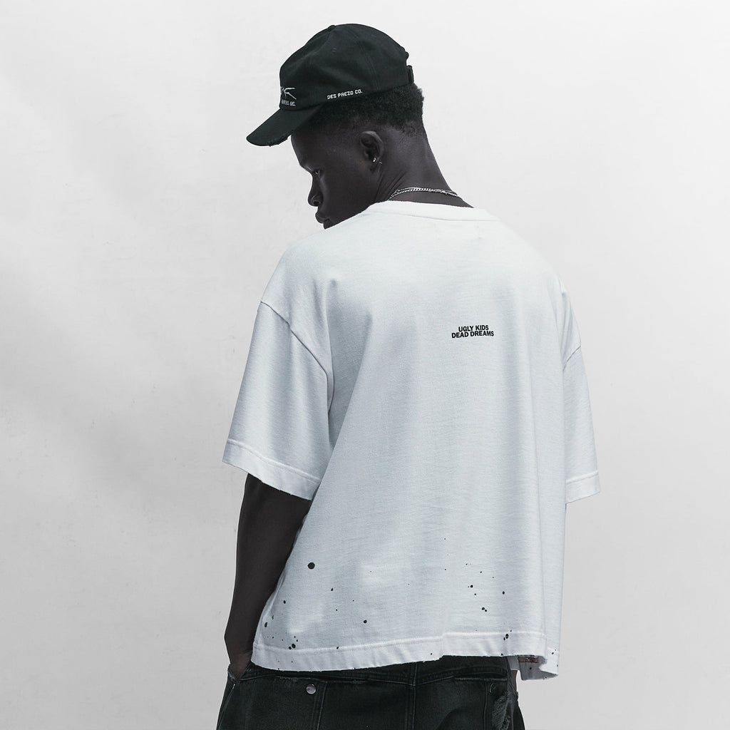 Camiseta "Crack" Branca - Drop Company