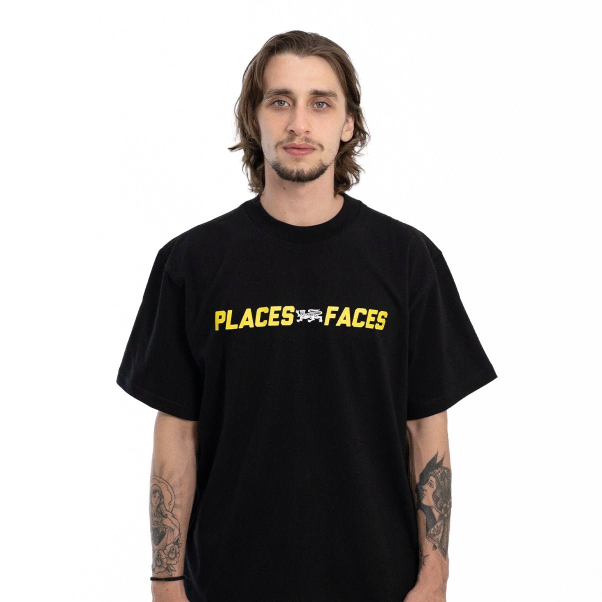 Camiseta "Logos" Preta - Drop Company