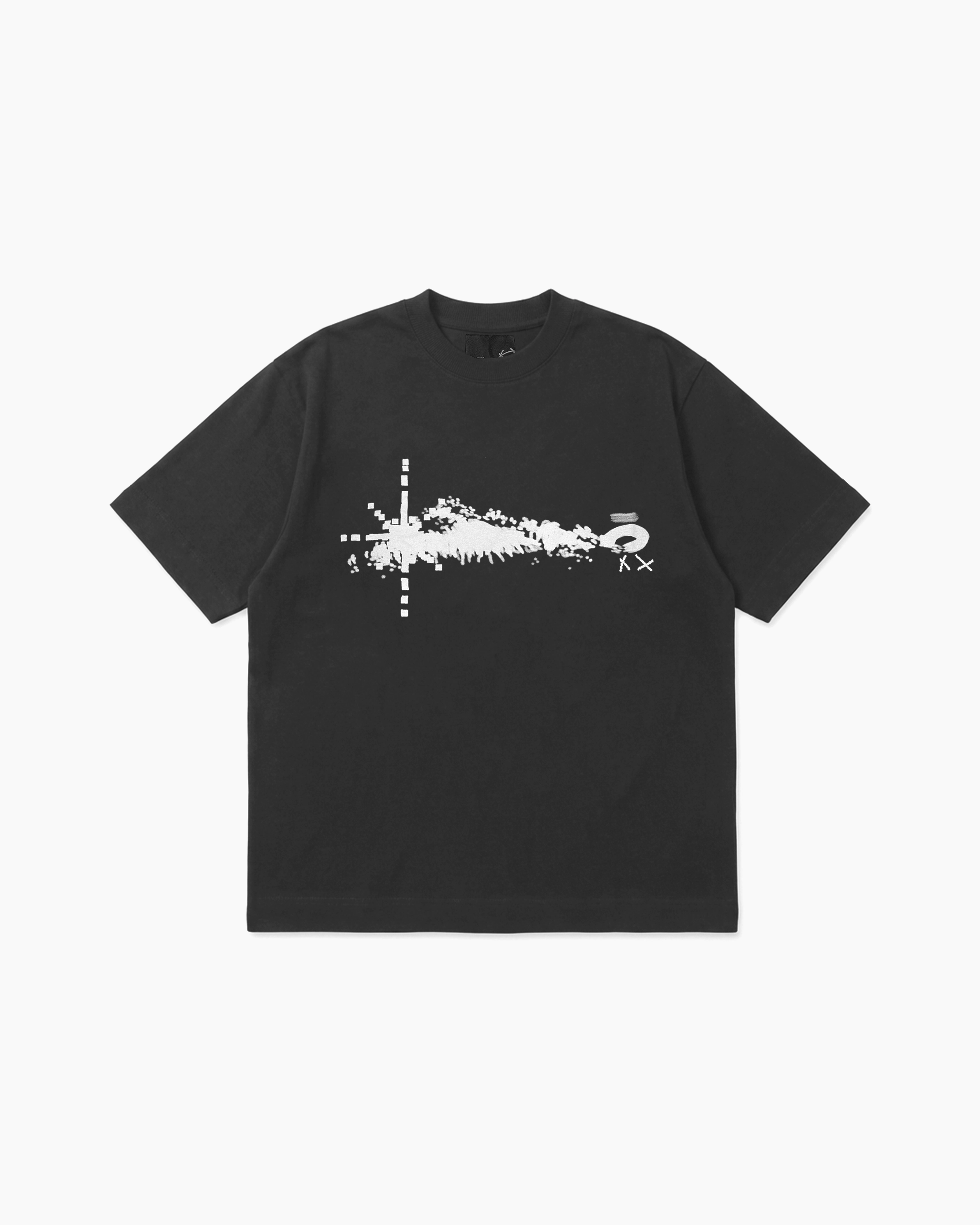 Camiseta "Pixel" Cinza