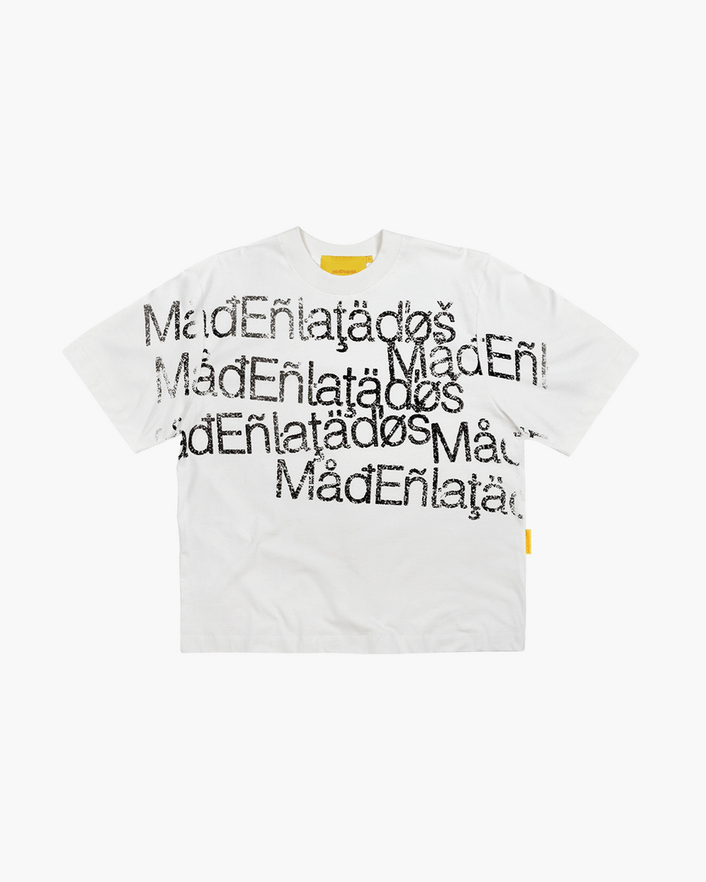 Camiseta "Caracteres" Branca