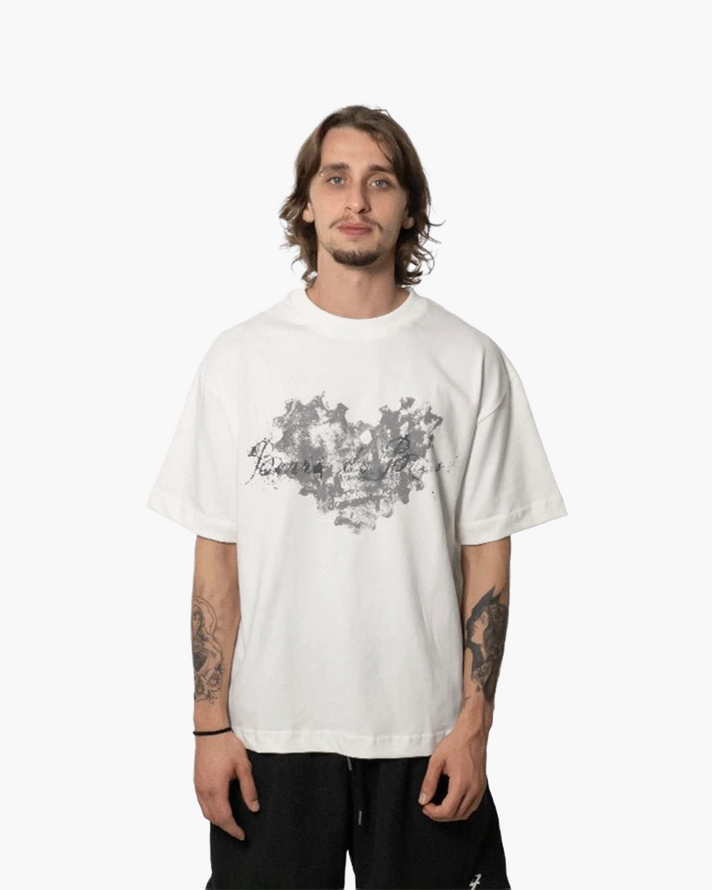 Camiseta "Coração Remix" Branca