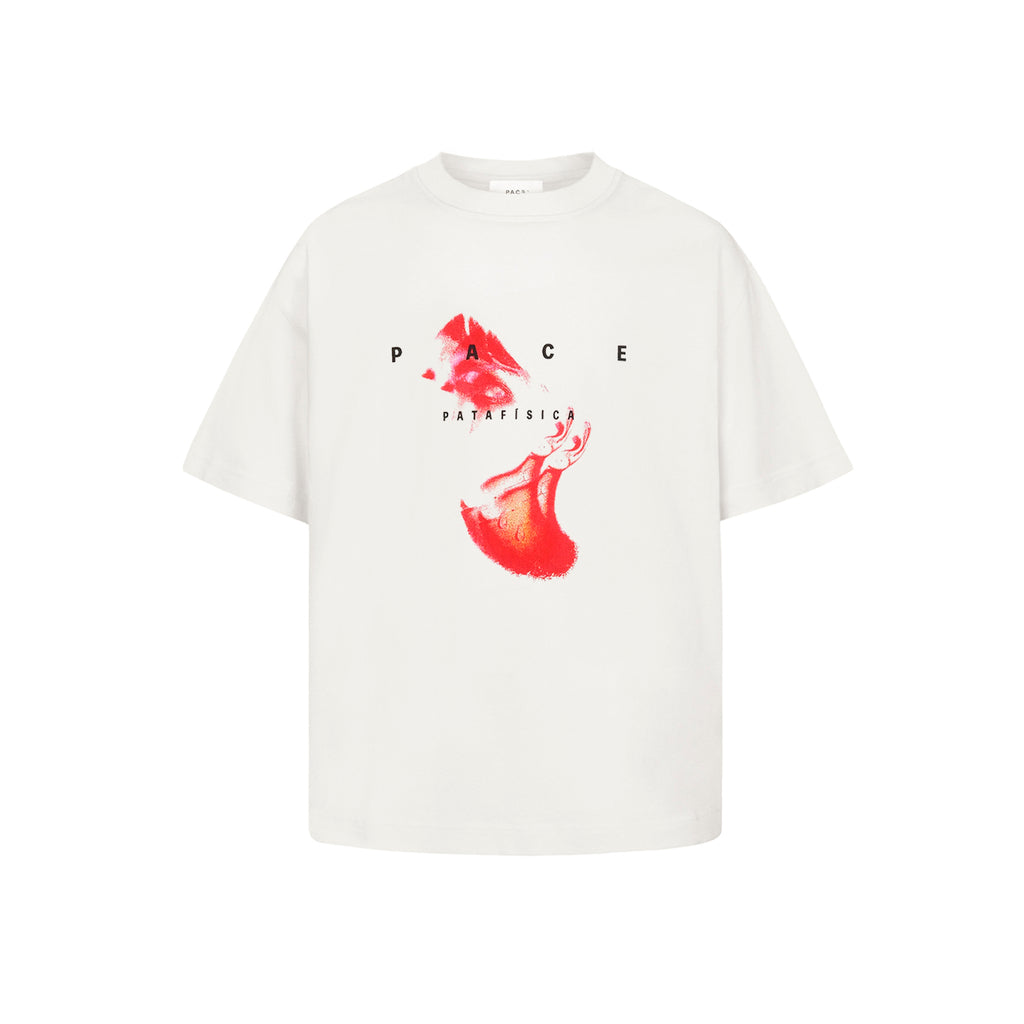 Camiseta “Double Satire” Branca