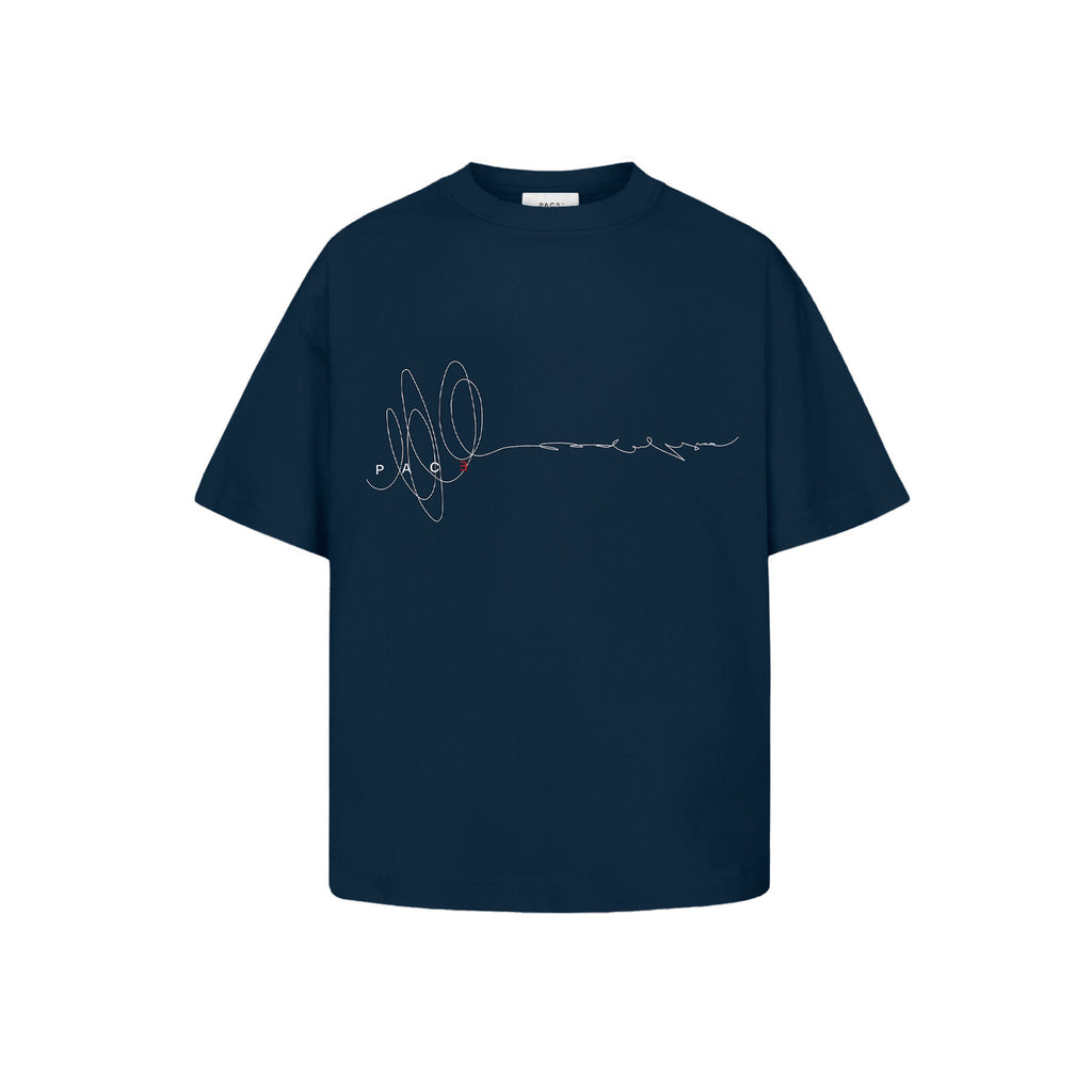 Camiseta “Sketch Yourself” Marinho