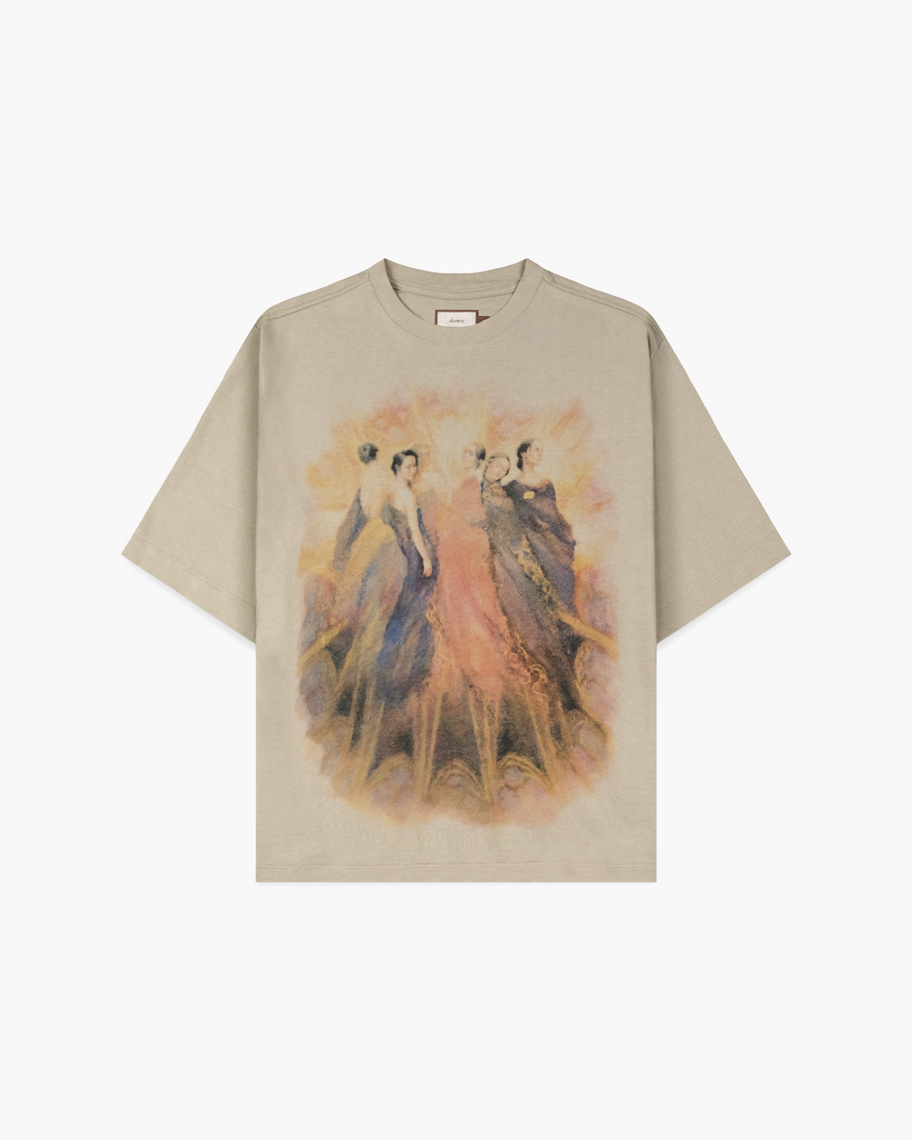 Camiseta "Transcendence" Bege
