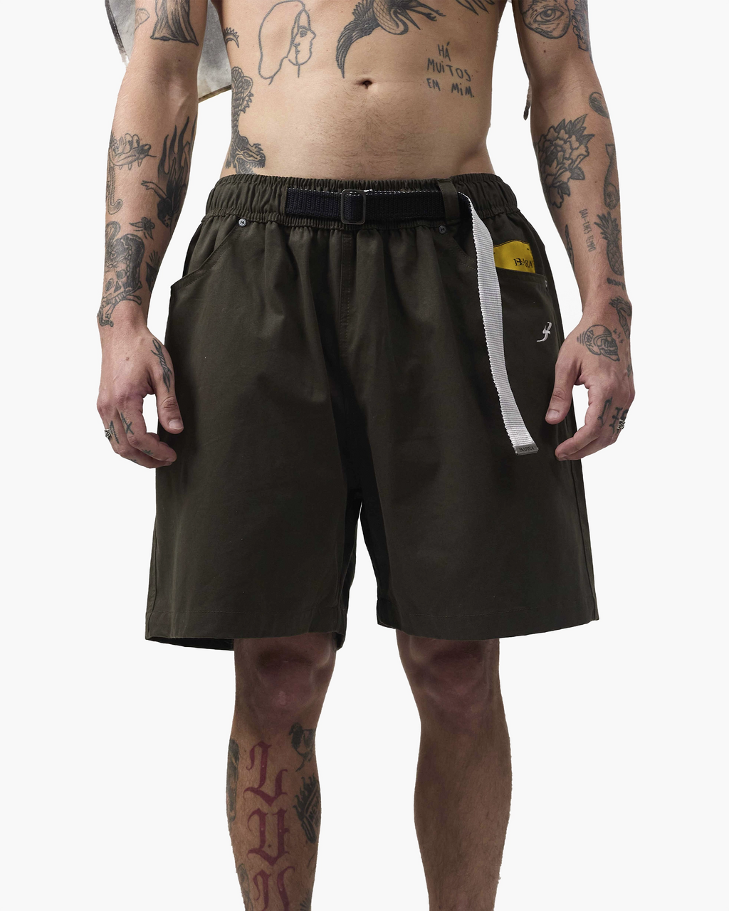 Shorts Sarja "Tech" Verde