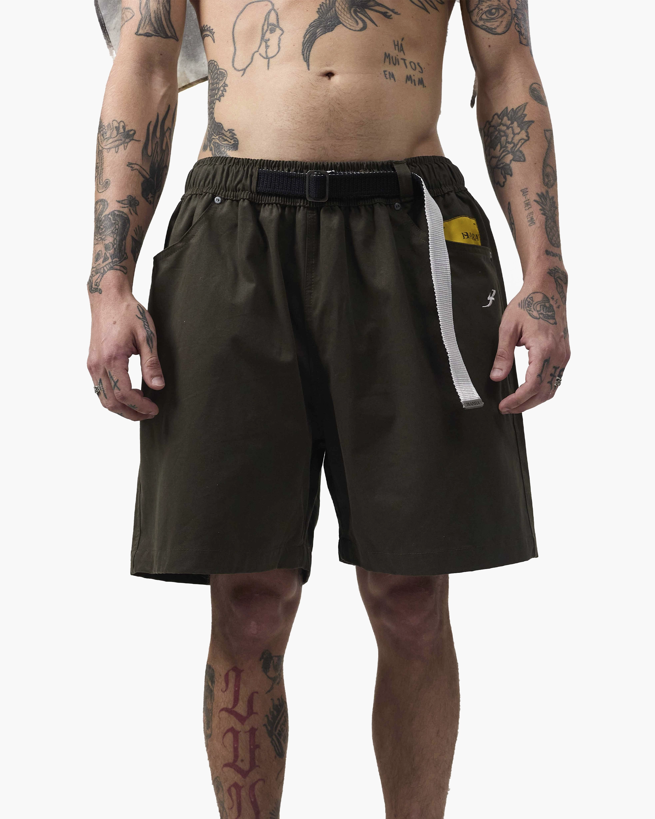 Shorts Sarja "Tech" Verde