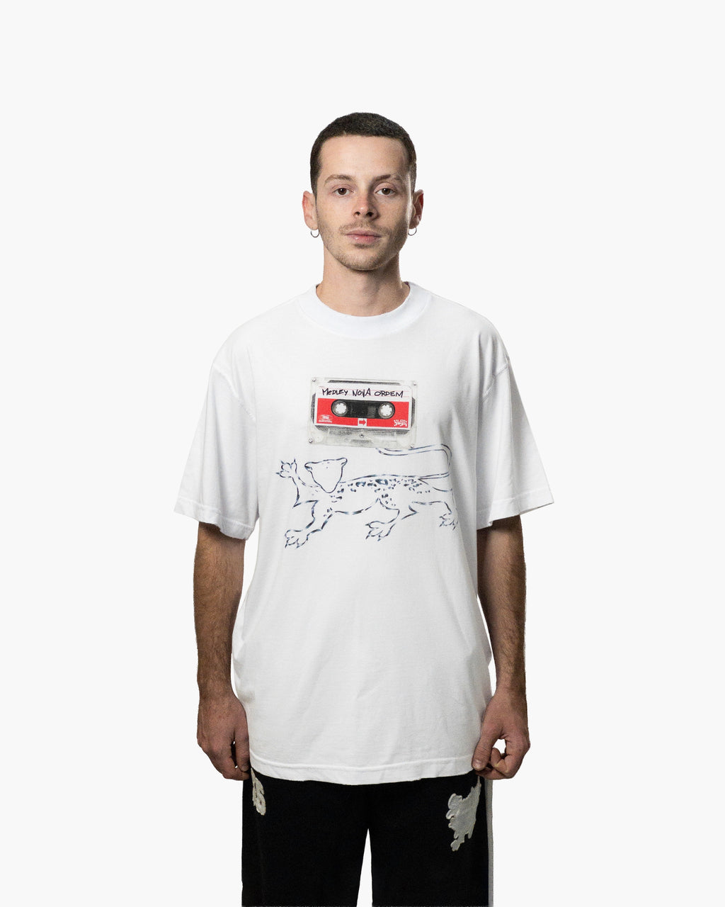 Camiseta "Fita Onça" Branca