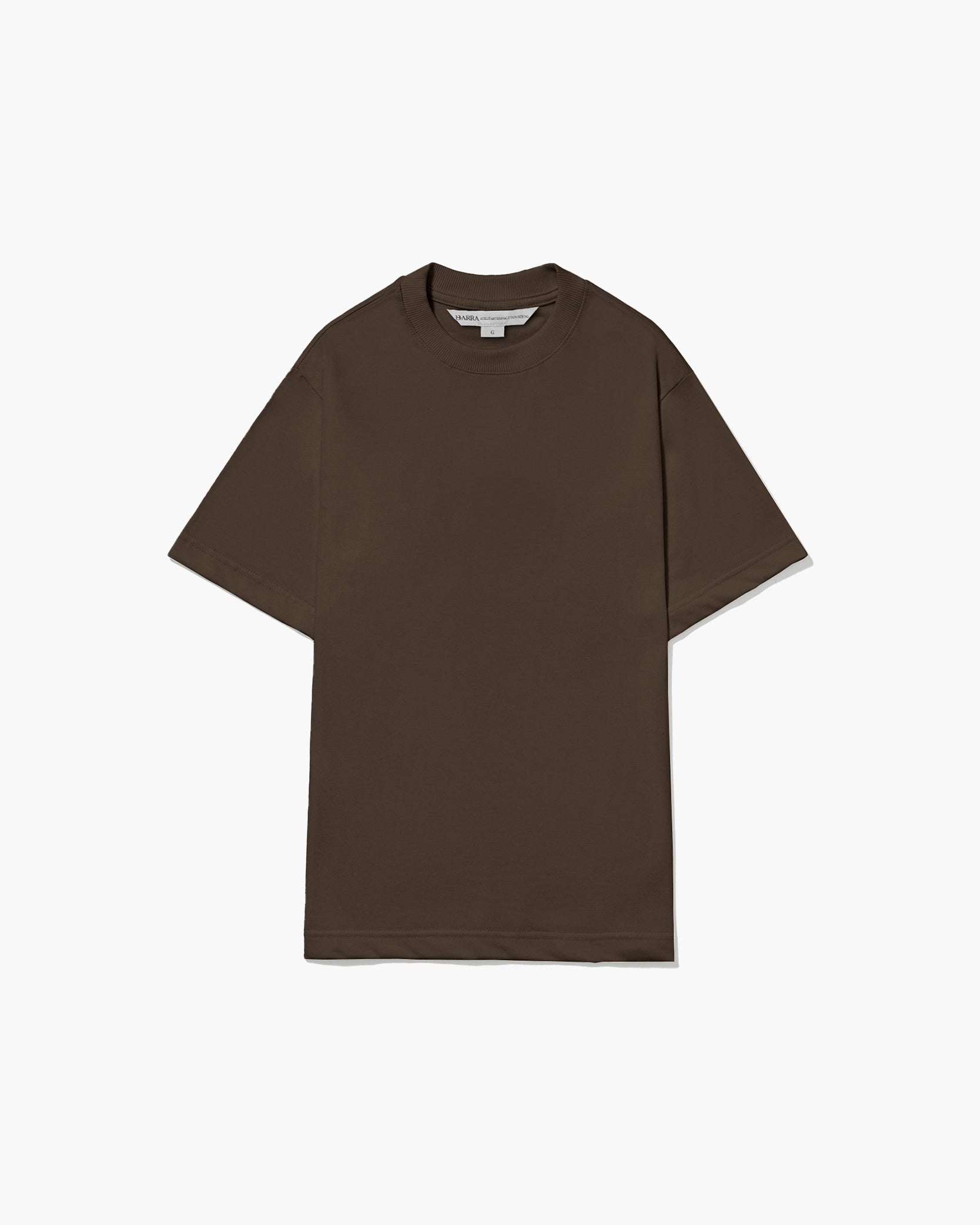 Camiseta "Logo Remix" Marrom