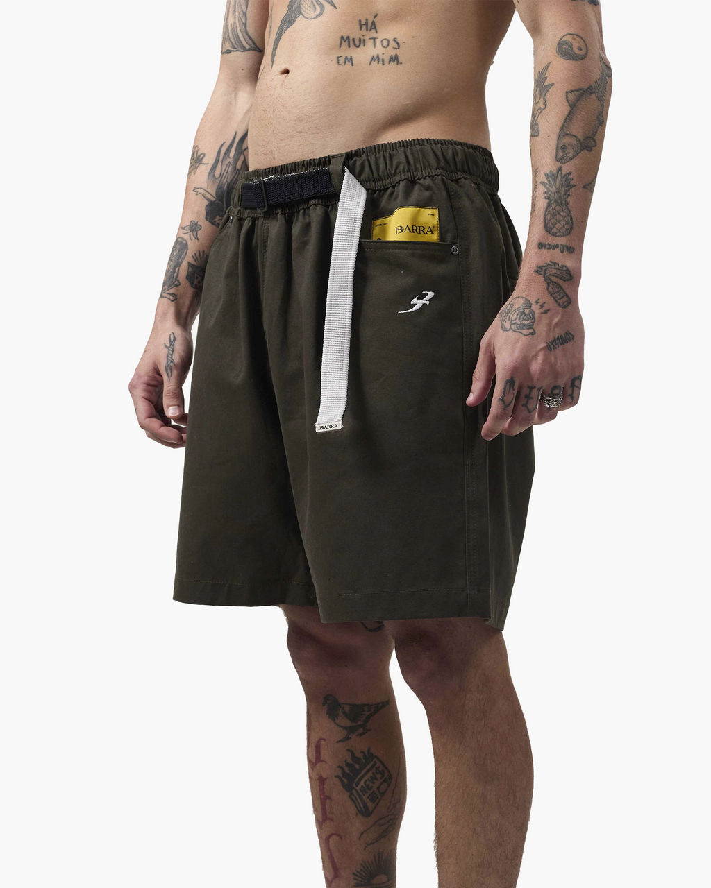 Shorts Sarja "Tech" Verde
