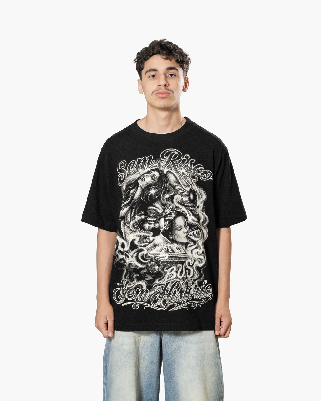 Camiseta "La Vibe" Preta