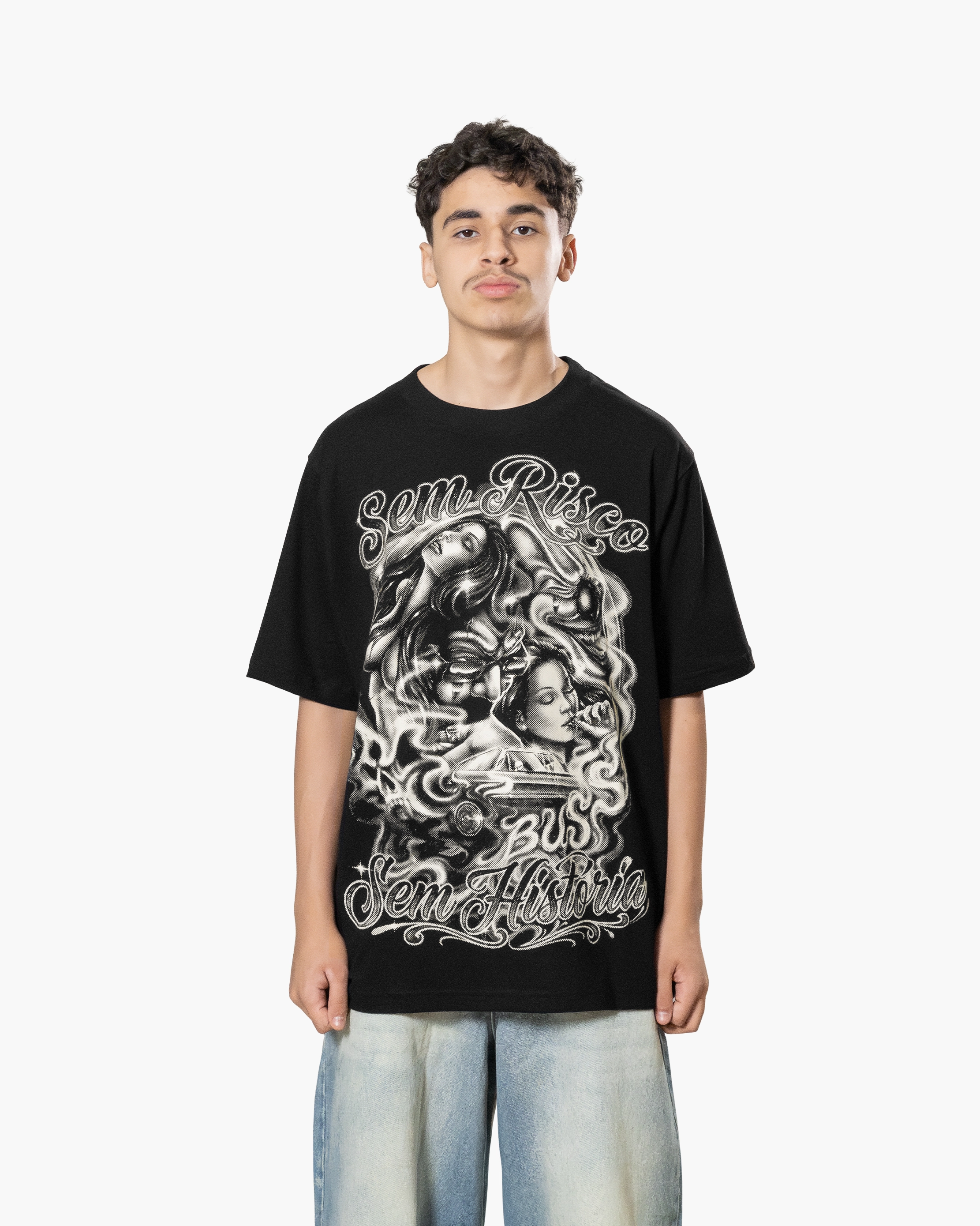 Camiseta "La Vibe" Preta